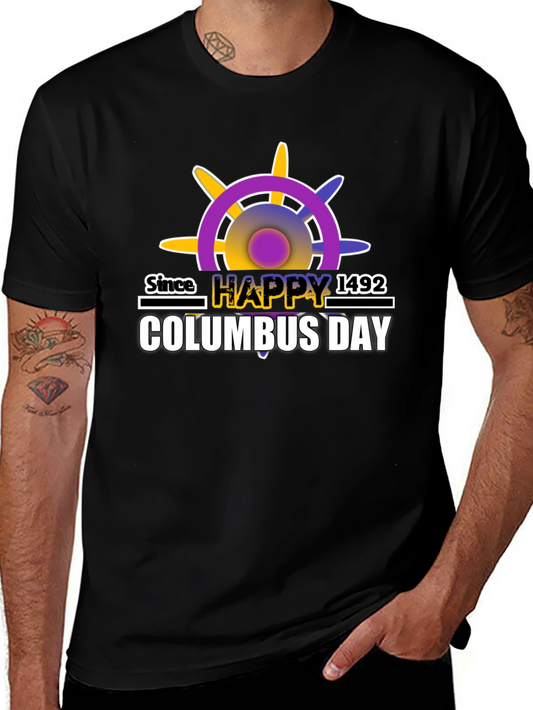 Columbus Day T-Shirt - Happy Columbus Day Since 1492