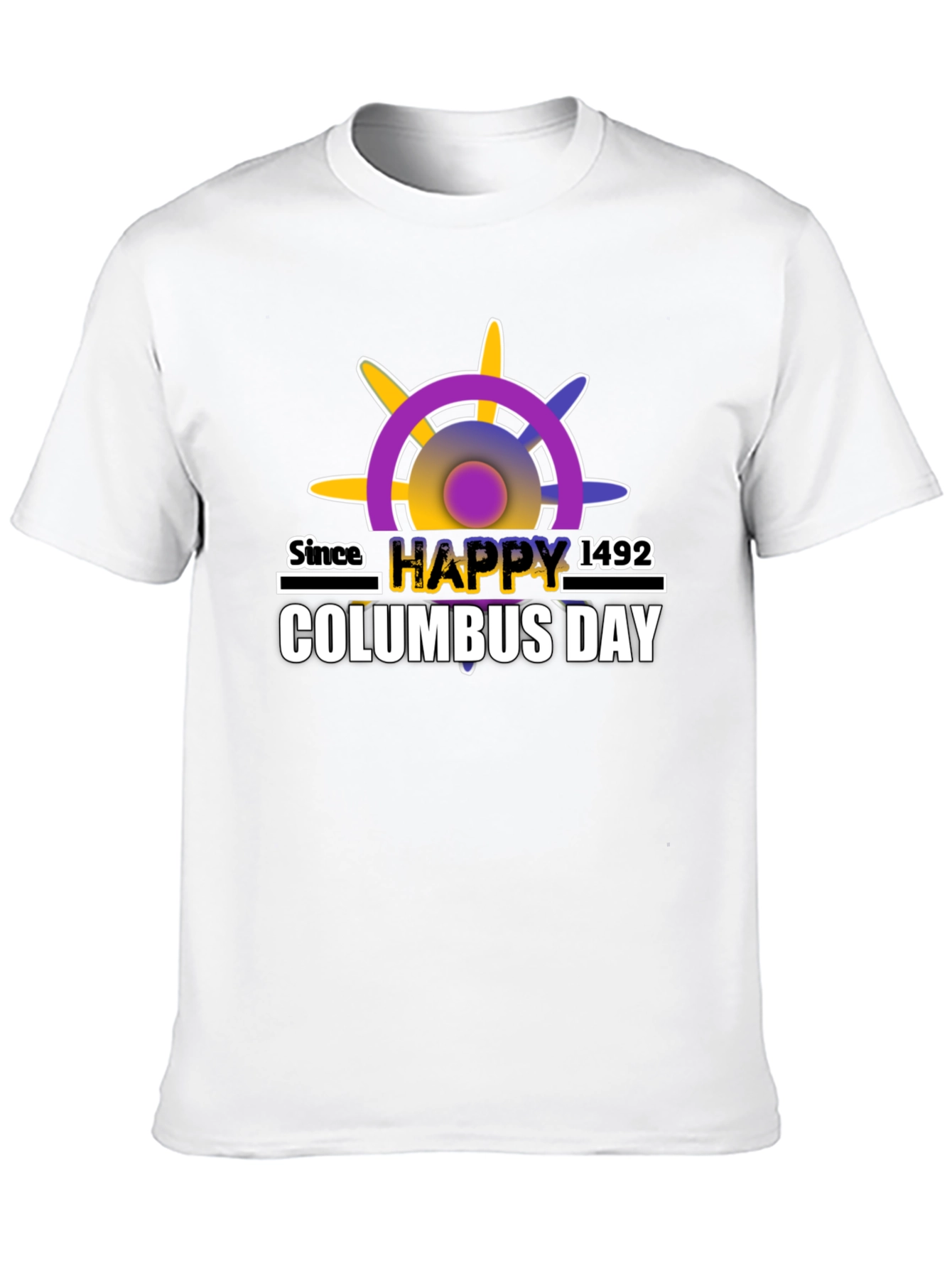 Columbus Day T-Shirt - Happy Columbus Day Since 1492