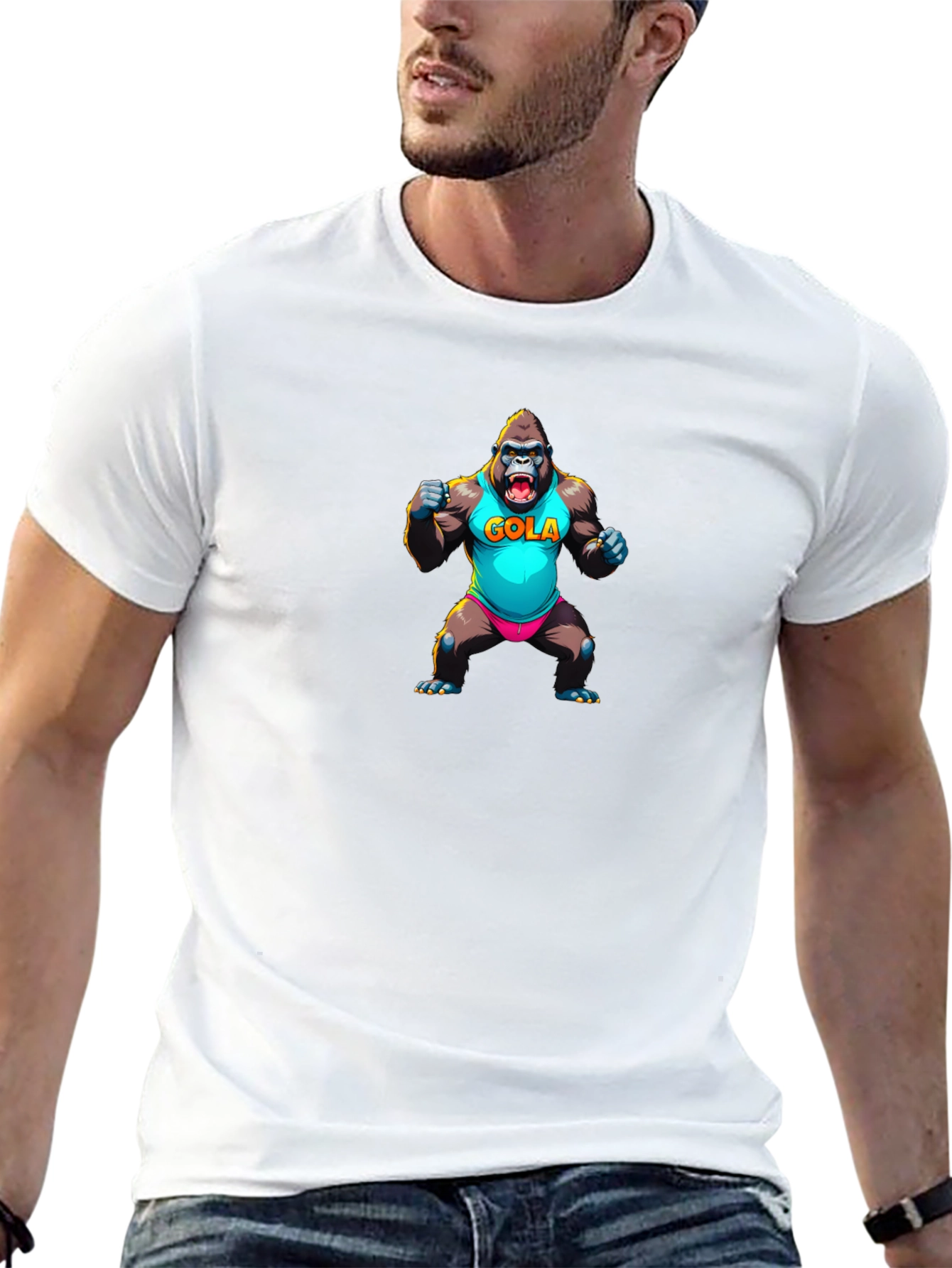 GOLA Gorilla Graphic T-Shirt - Fun & Stylish