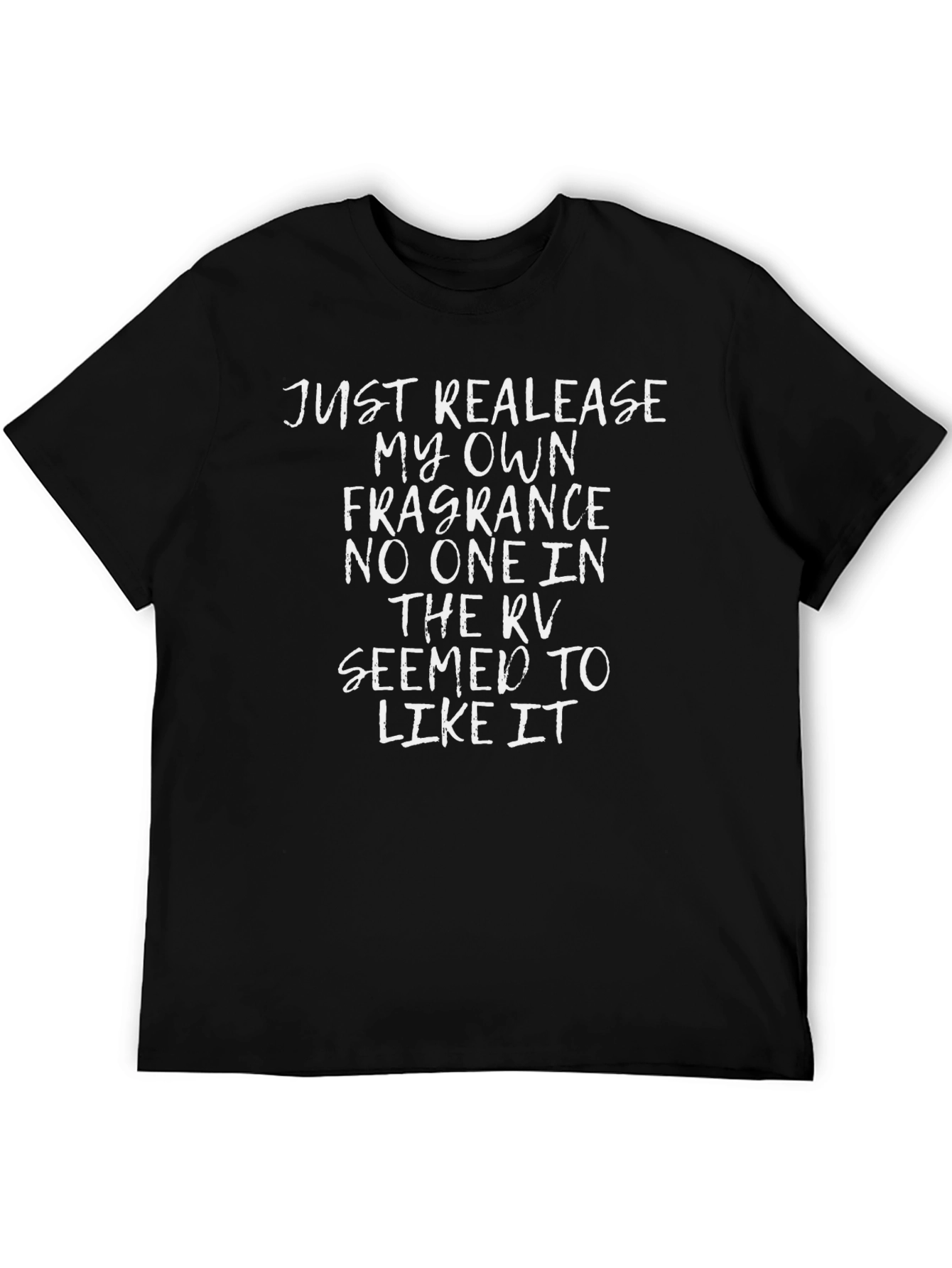 Humorous Graphic T-Shirt - Fragrance RV Design