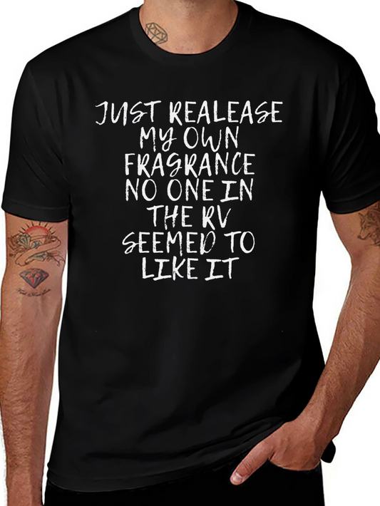 Humorous Graphic T-Shirt - Fragrance RV Design