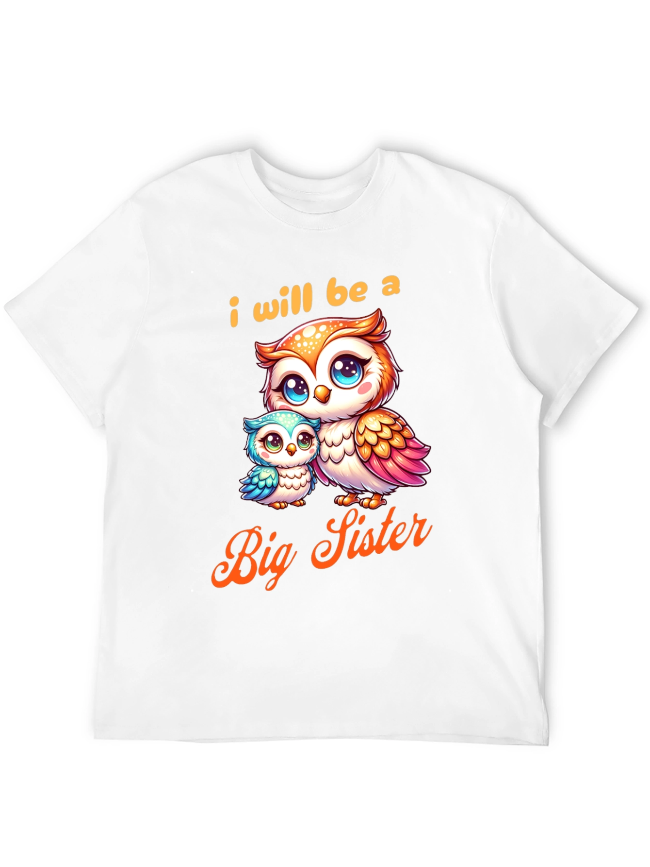I Will Be a Big Sister Owl T-Shirt