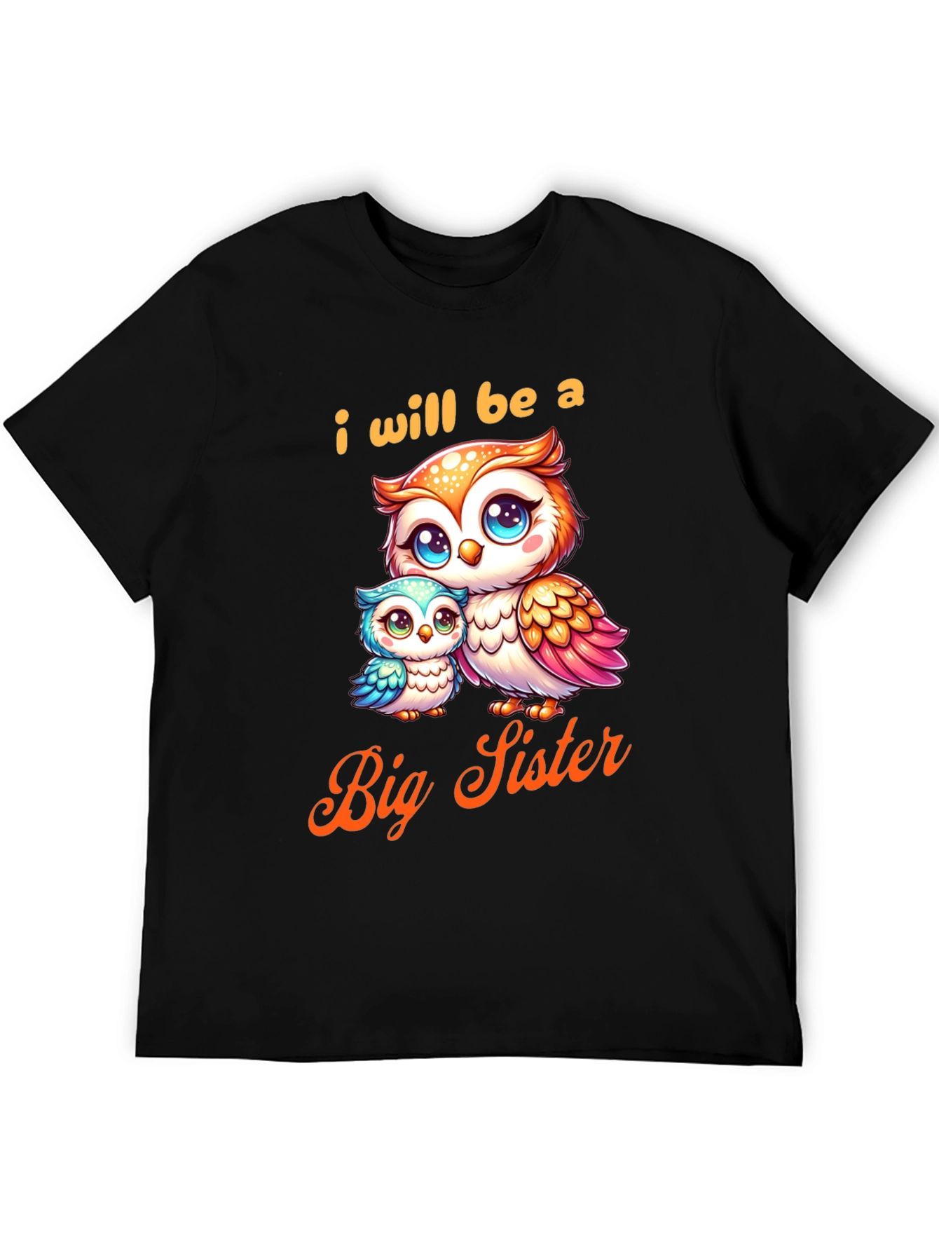 I Will Be a Big Sister Owl T-Shirt