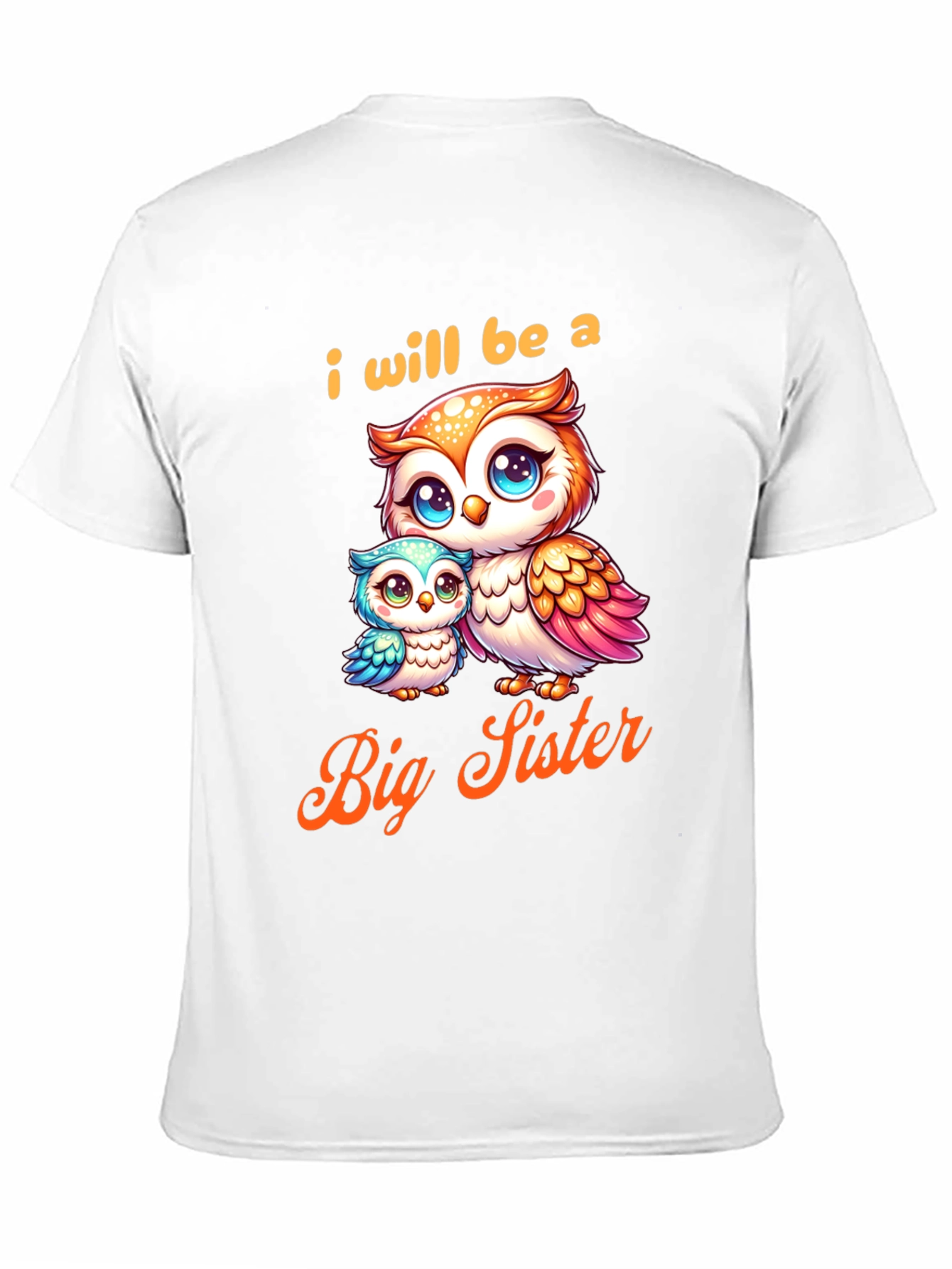 I Will Be a Big Sister Owl T-Shirt