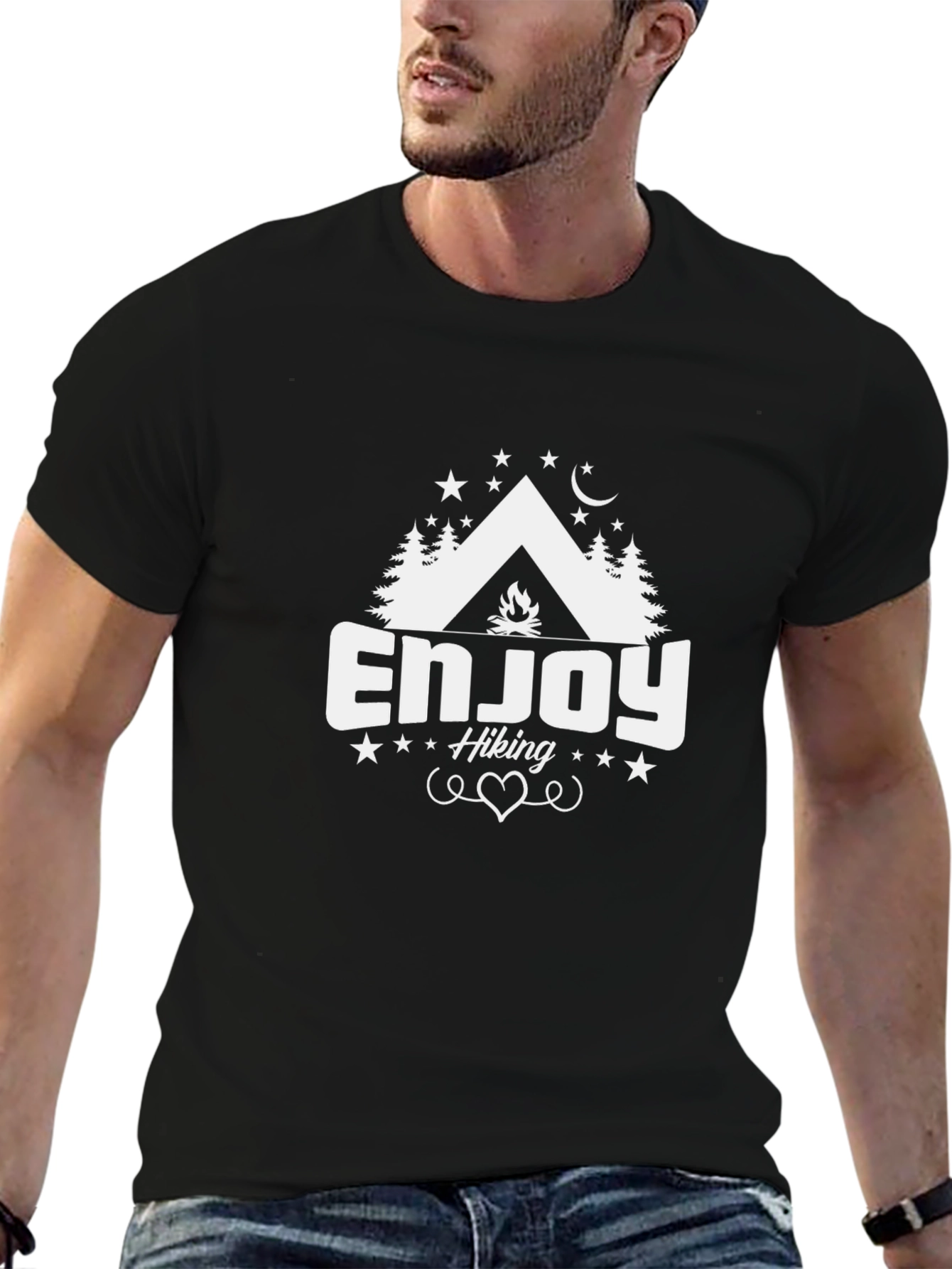 Enjoy Hiking Black T-Shirt