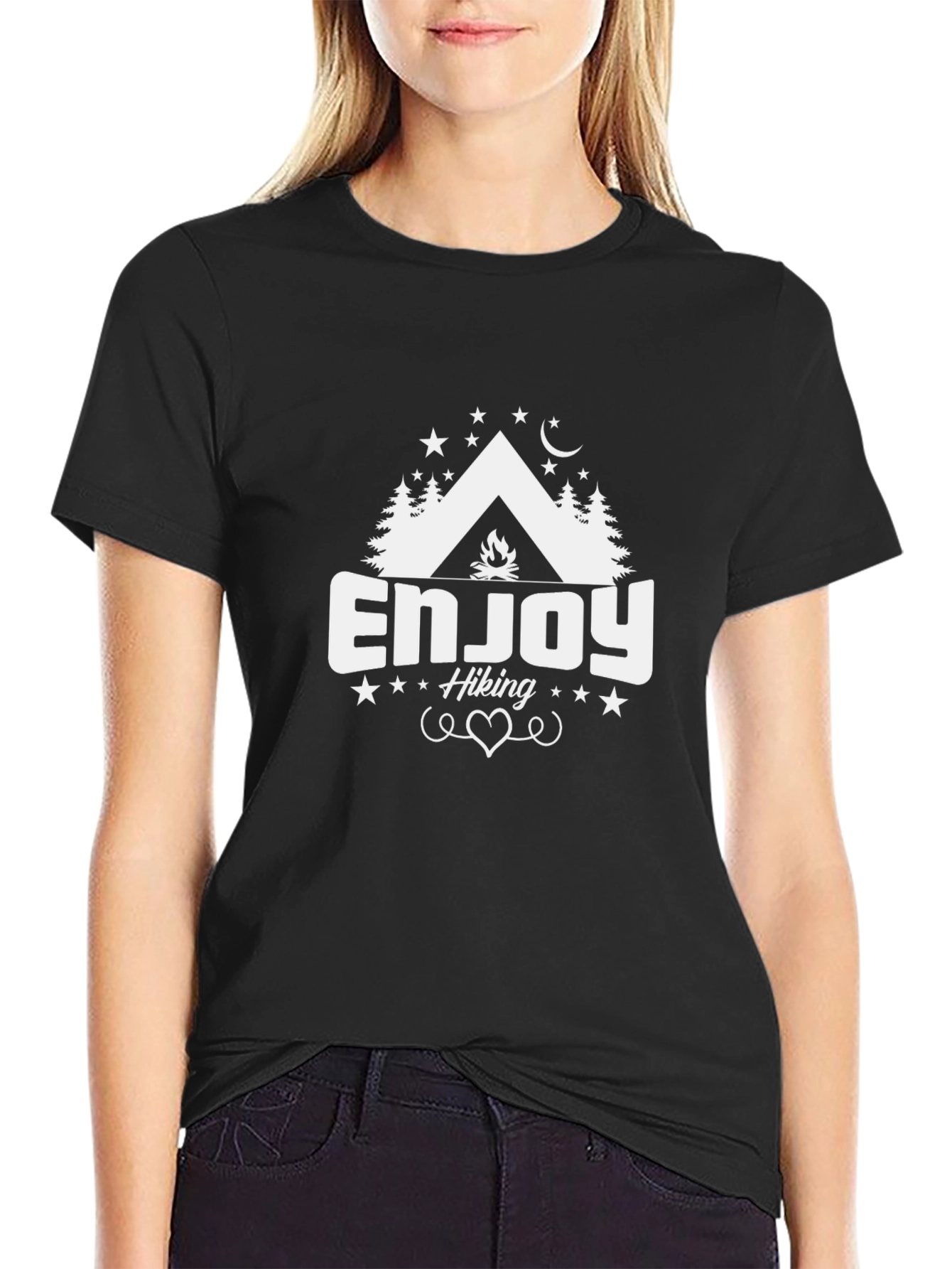 Enjoy Hiking Black T-Shirt