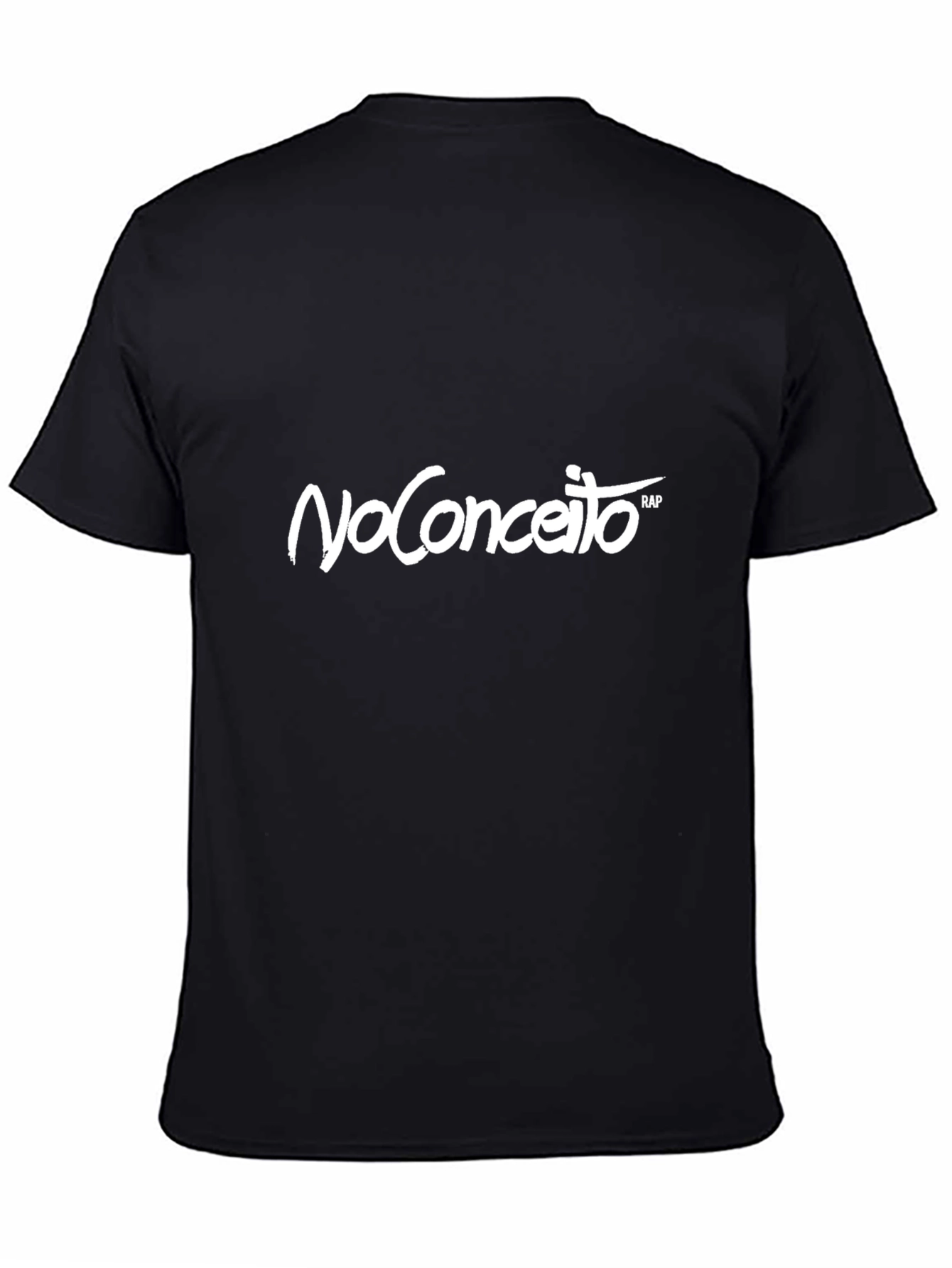 No Conceito Rap Black T-Shirt