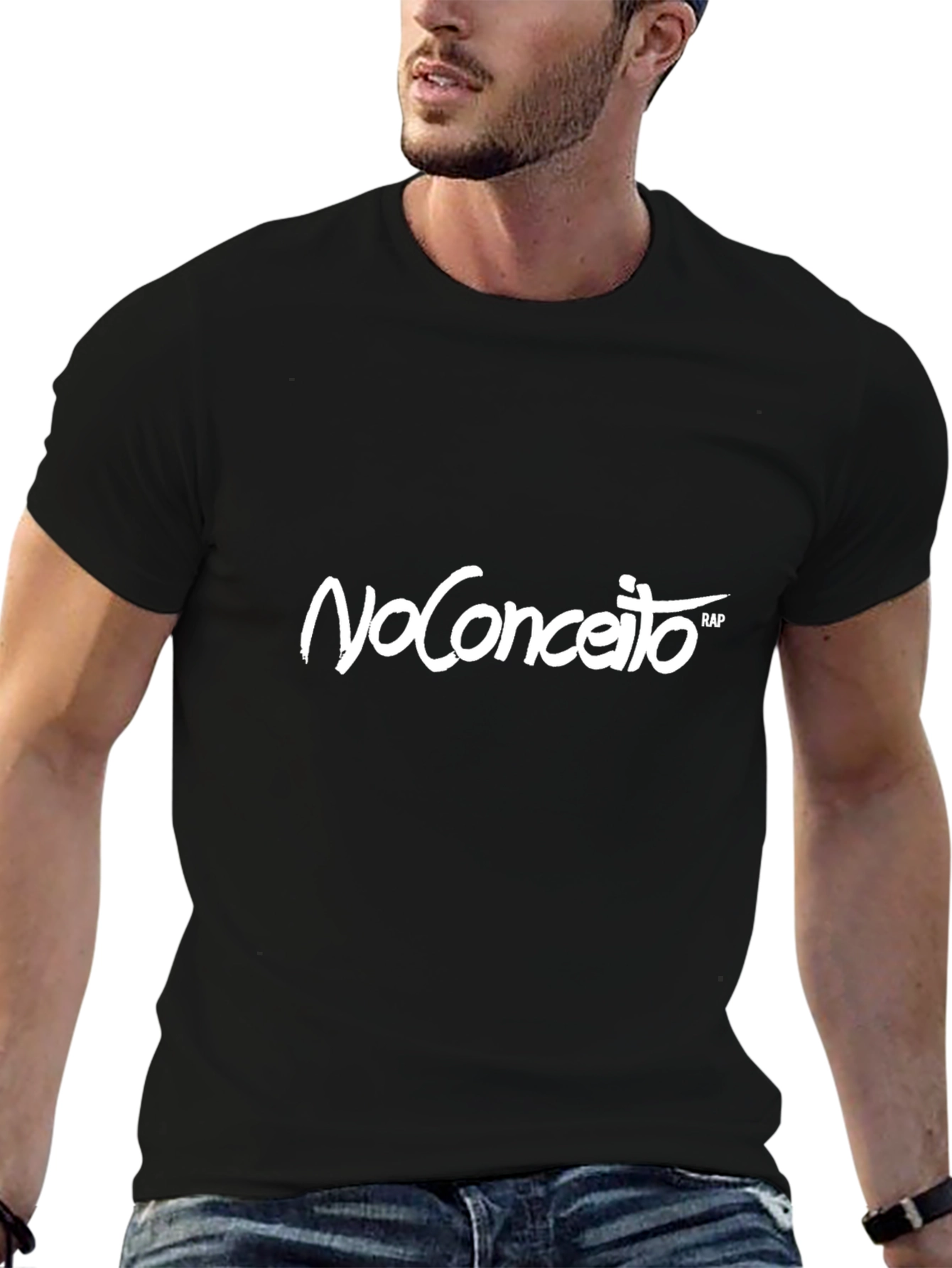 No Conceito Rap Black T-Shirt