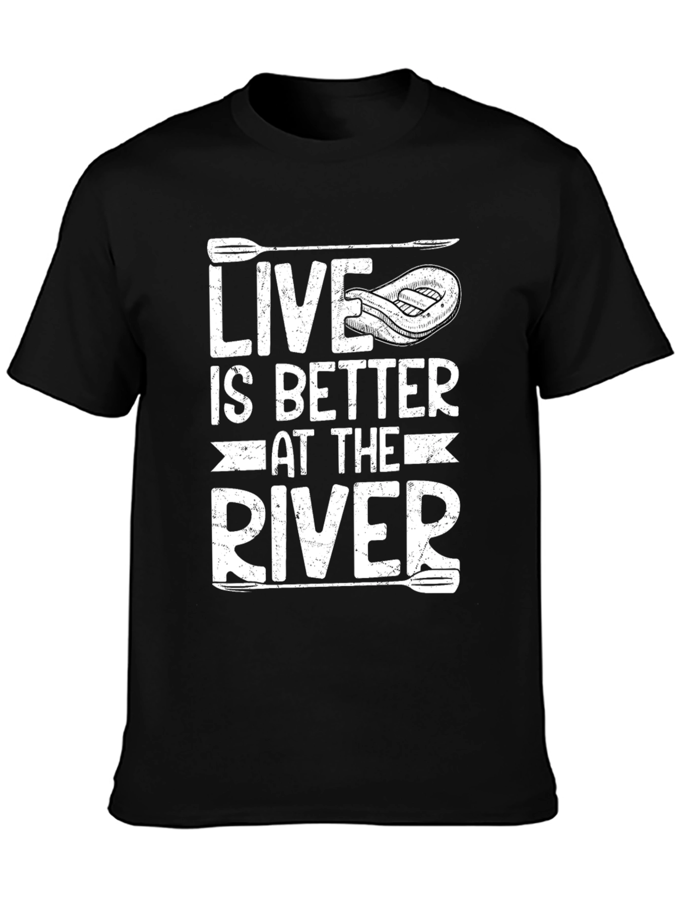 Live is Better at the River Graphic T-Shirt
