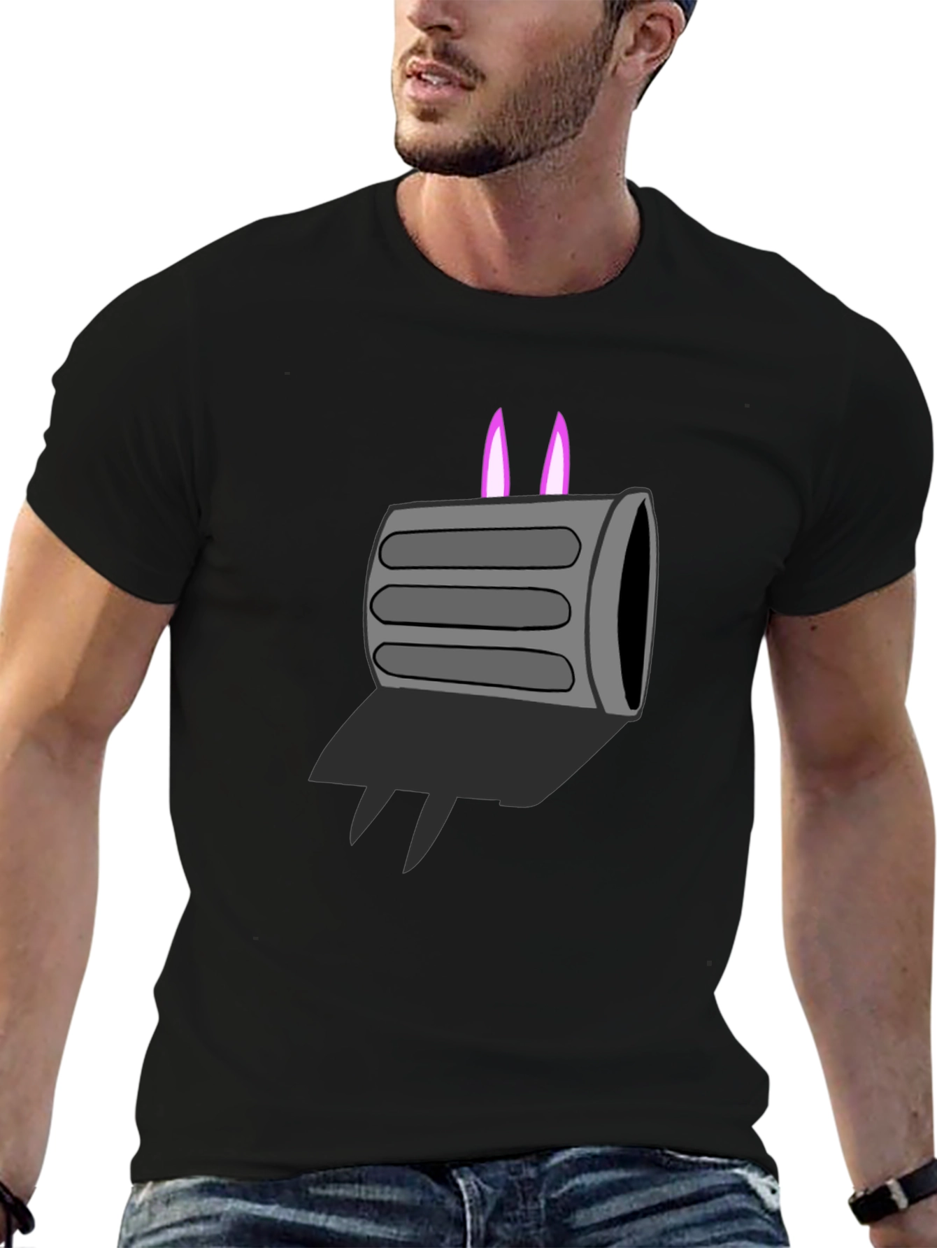 Retro Toaster Cartoon Graphic Tee