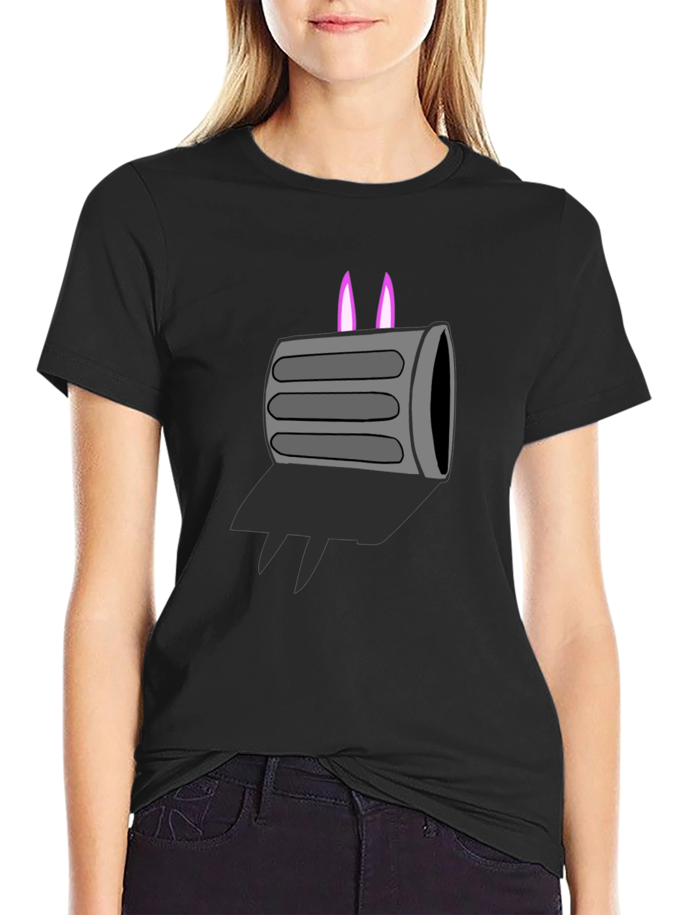 Retro Toaster Cartoon Graphic Tee