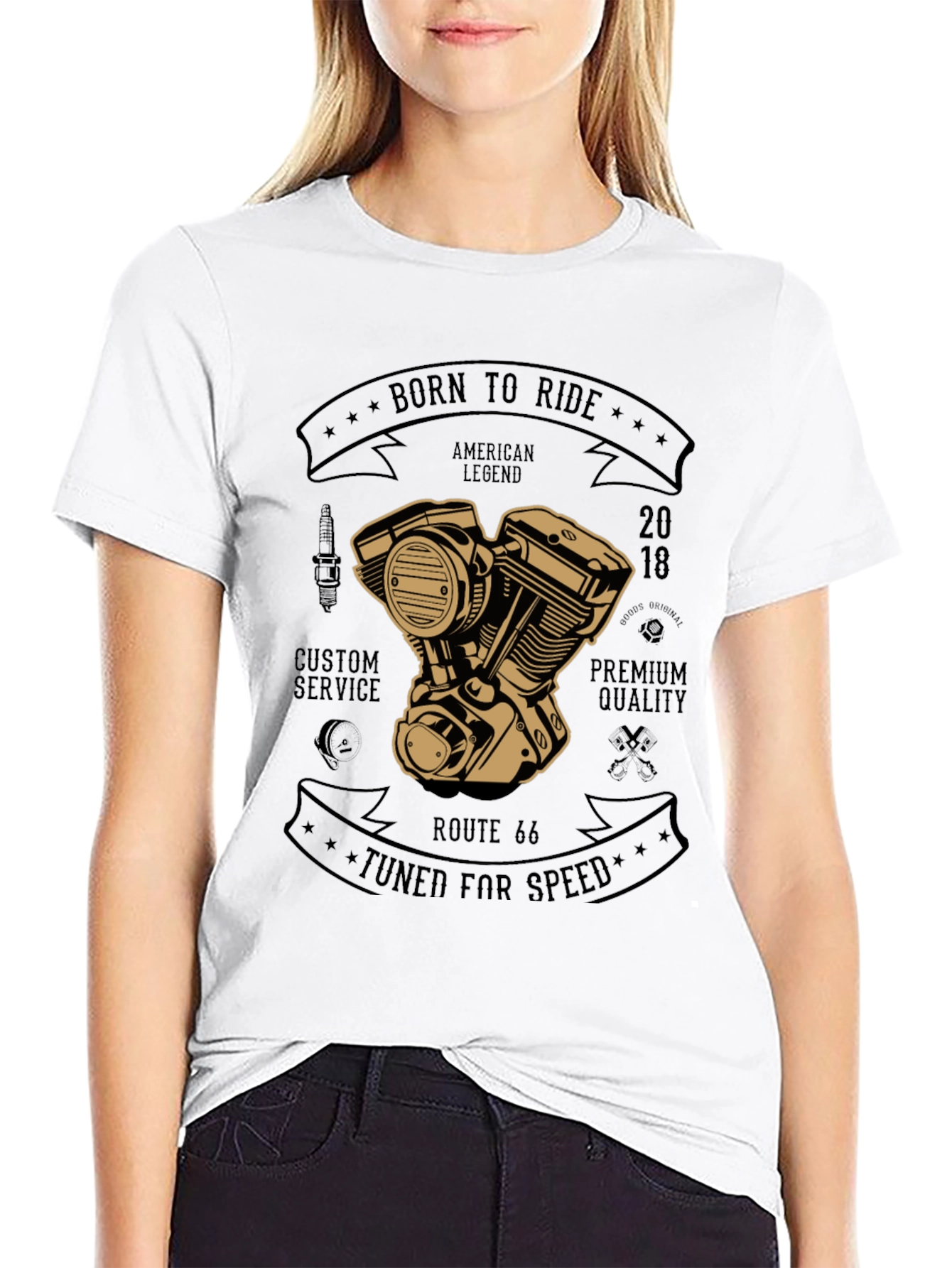 Born to Ride Motorcycle T-Shirt