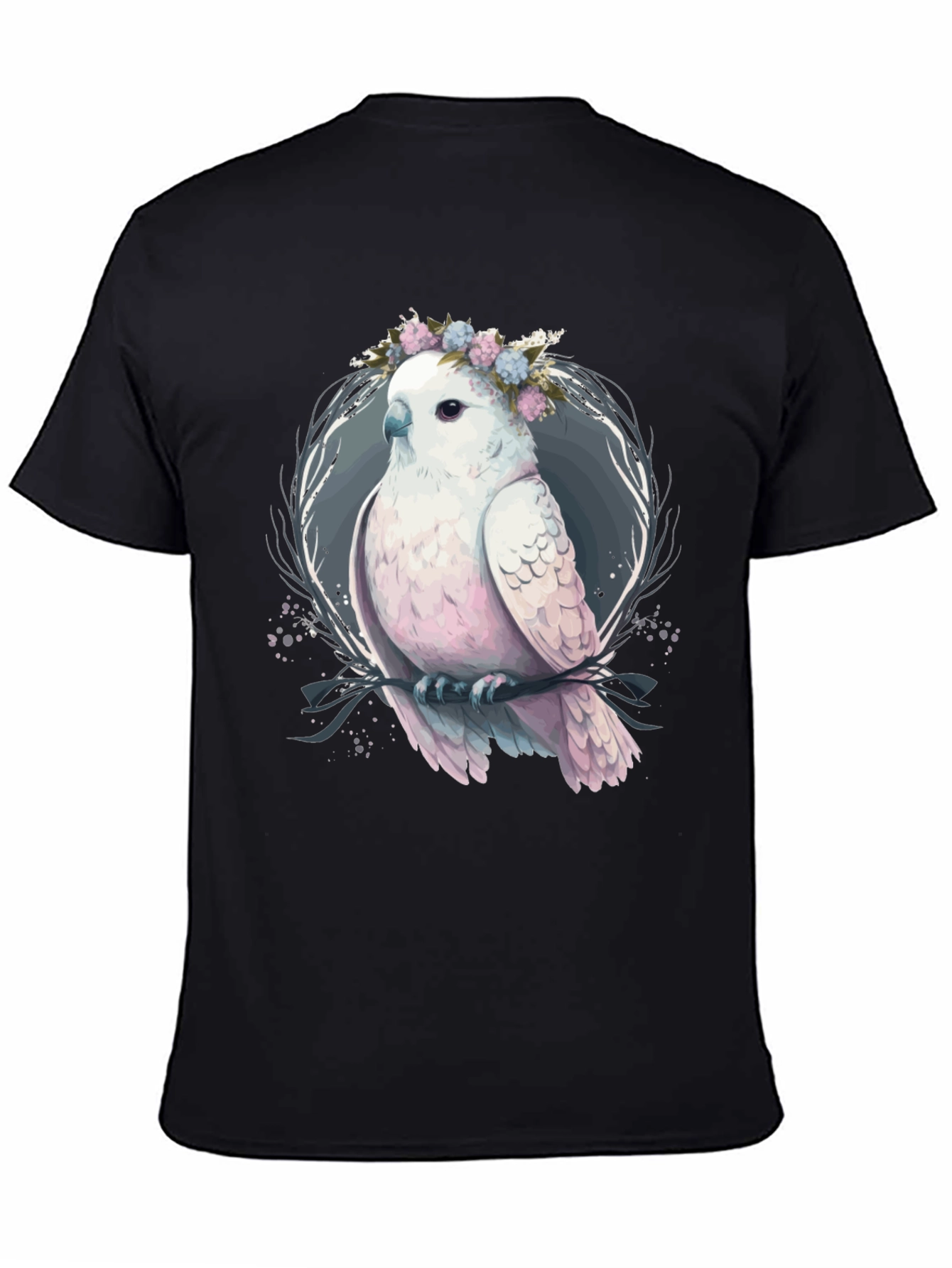 Floral Crown Cockatoo Graphic Tee