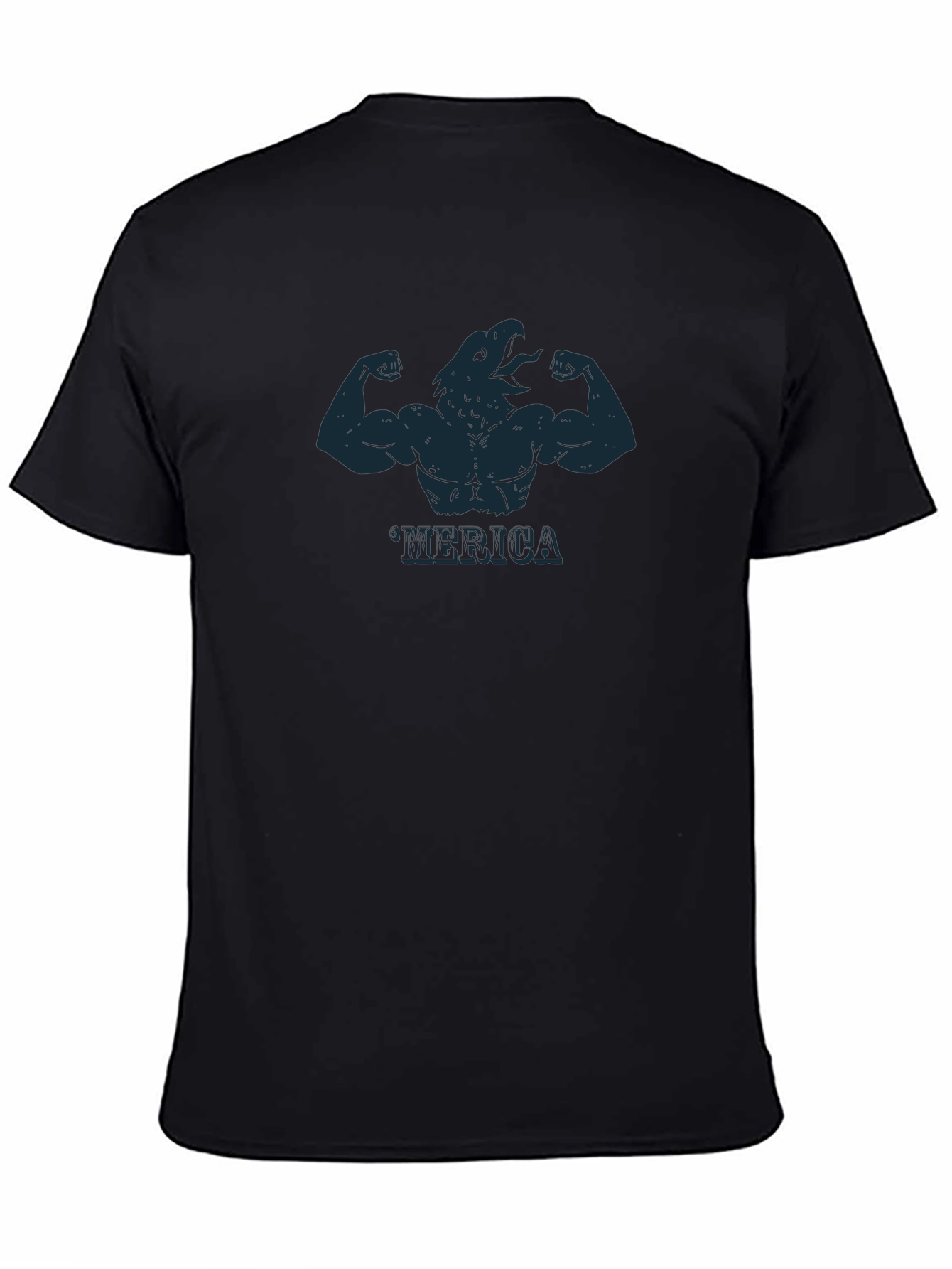 Muscle Eagle Merica T-Shirt - Black