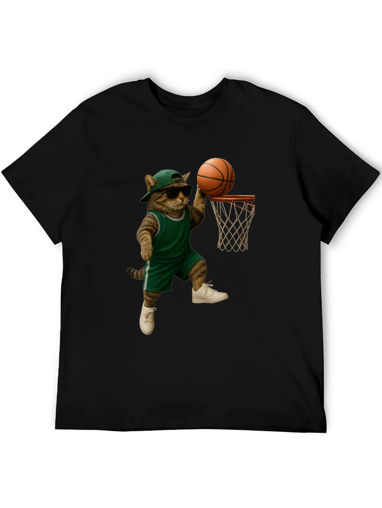 Cool Cat Basketball T-Shirt