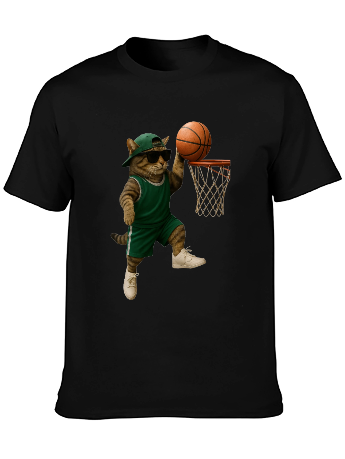 Cool Cat Basketball T-Shirt