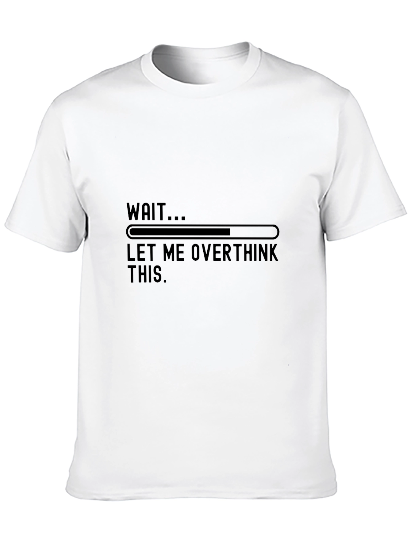 Overthink Loading Black Tee