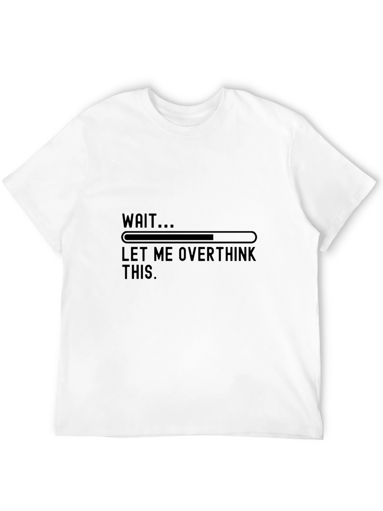 Overthink Loading Black Tee