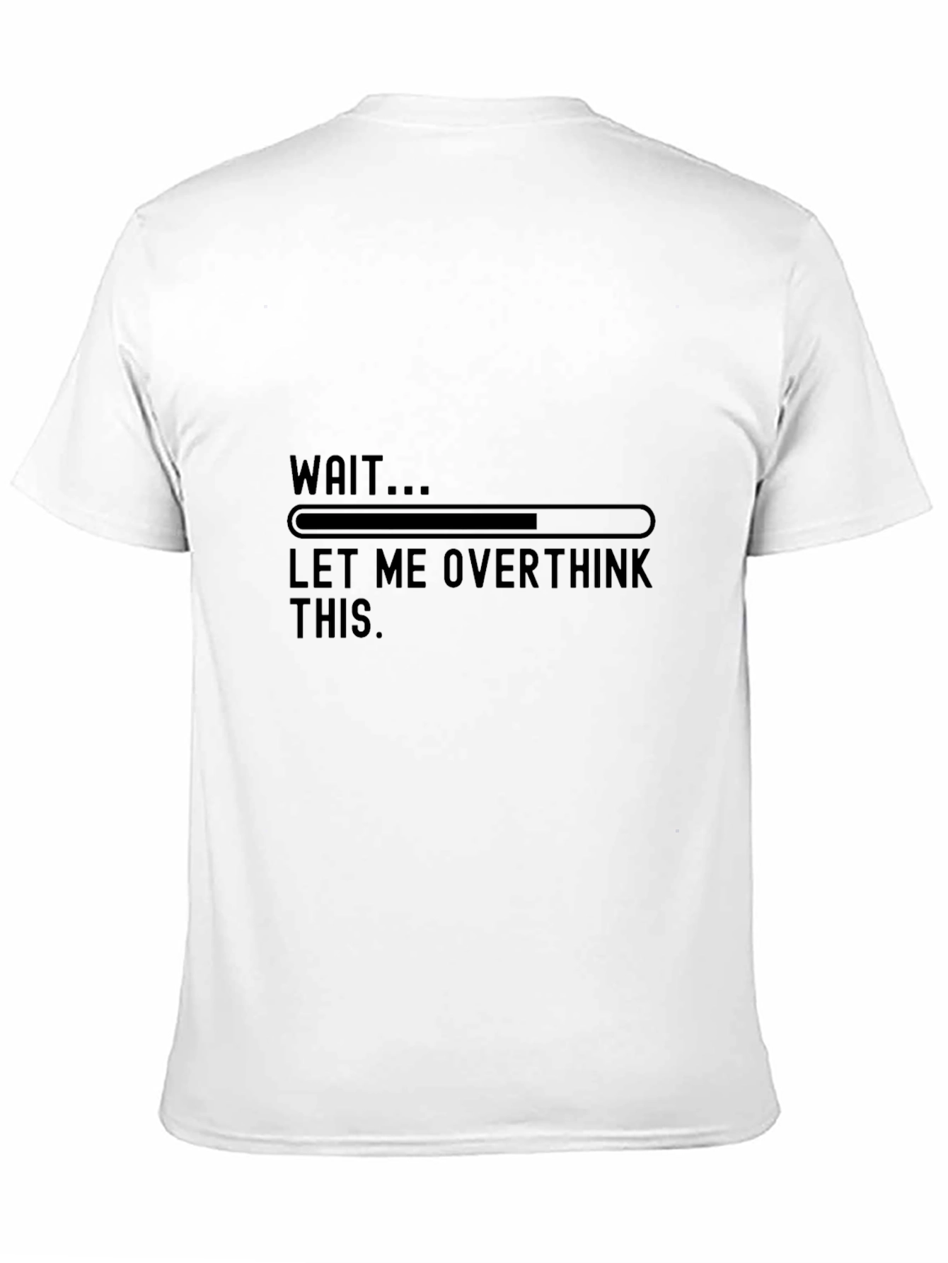 Overthink Loading Black Tee