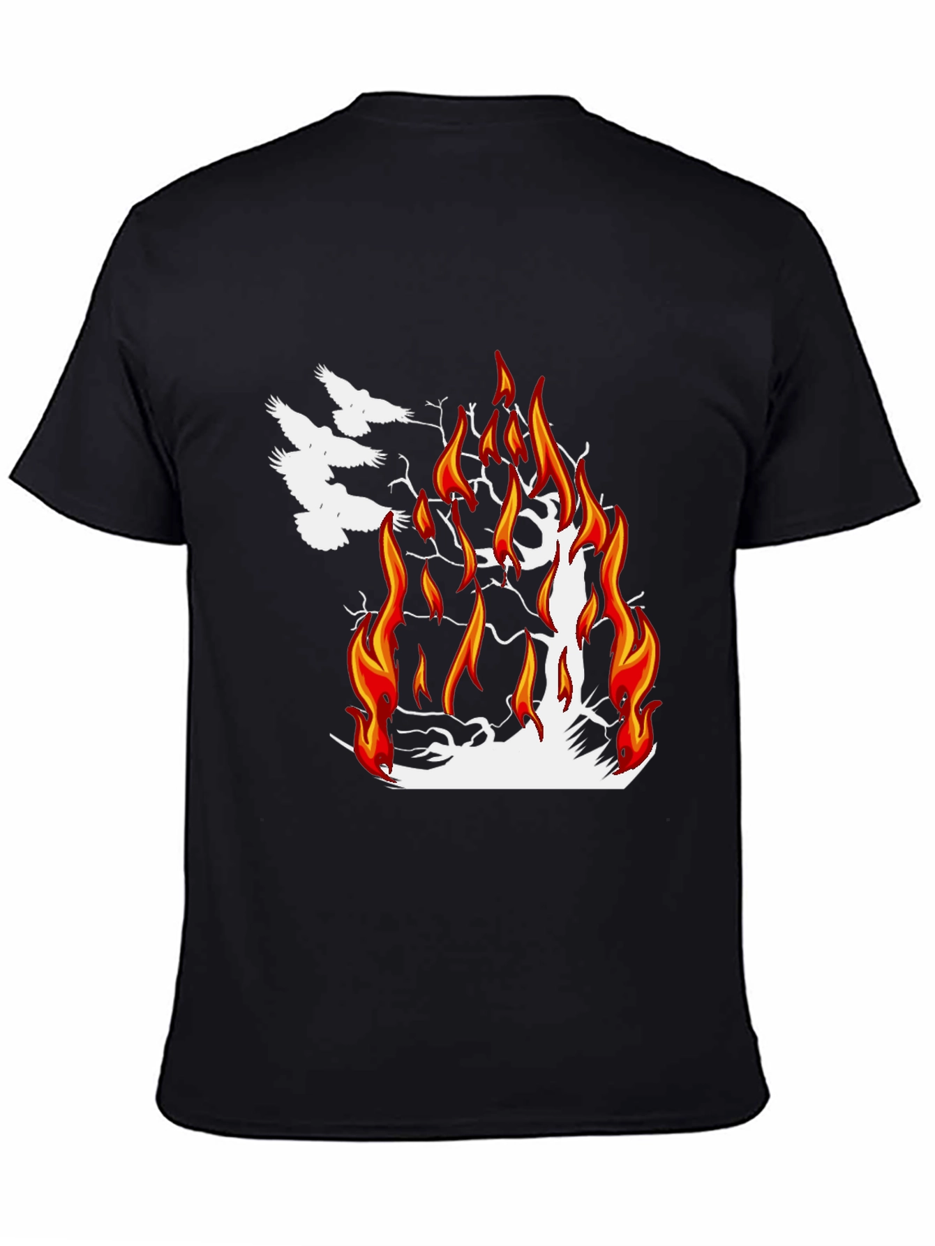Burning Tree Graphic Tee
