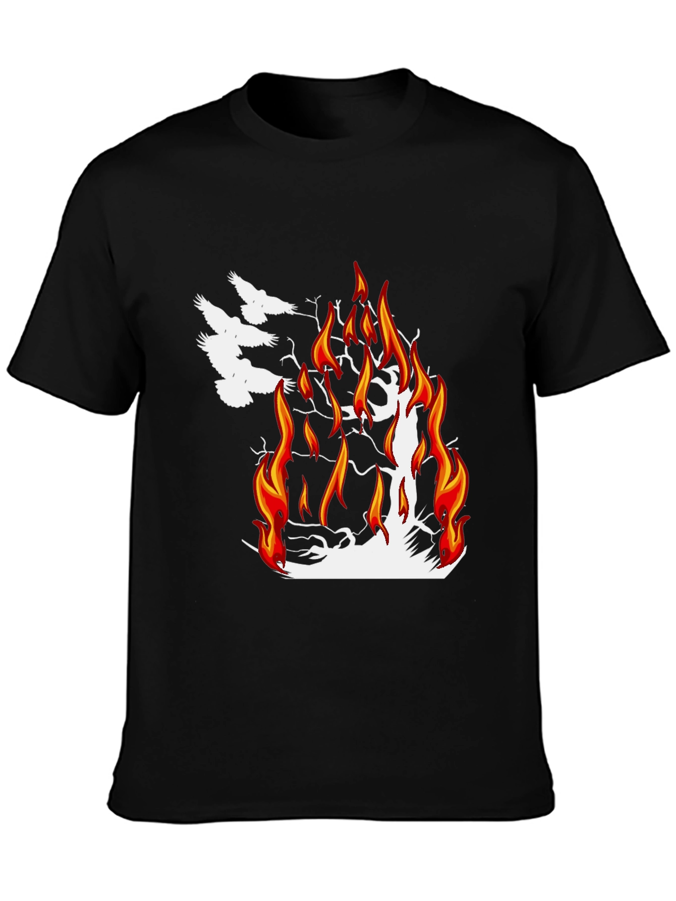 Burning Tree Graphic Tee