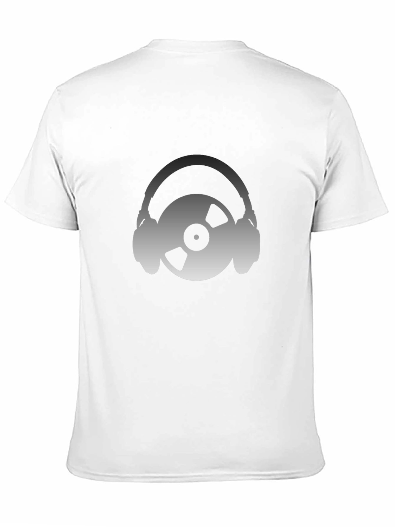 DJ Record Headphones Graphic Tee