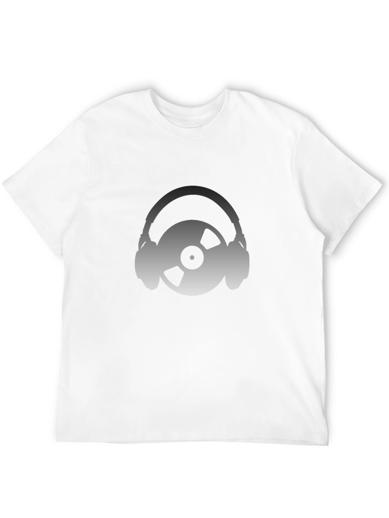 DJ Record Headphones Graphic Tee