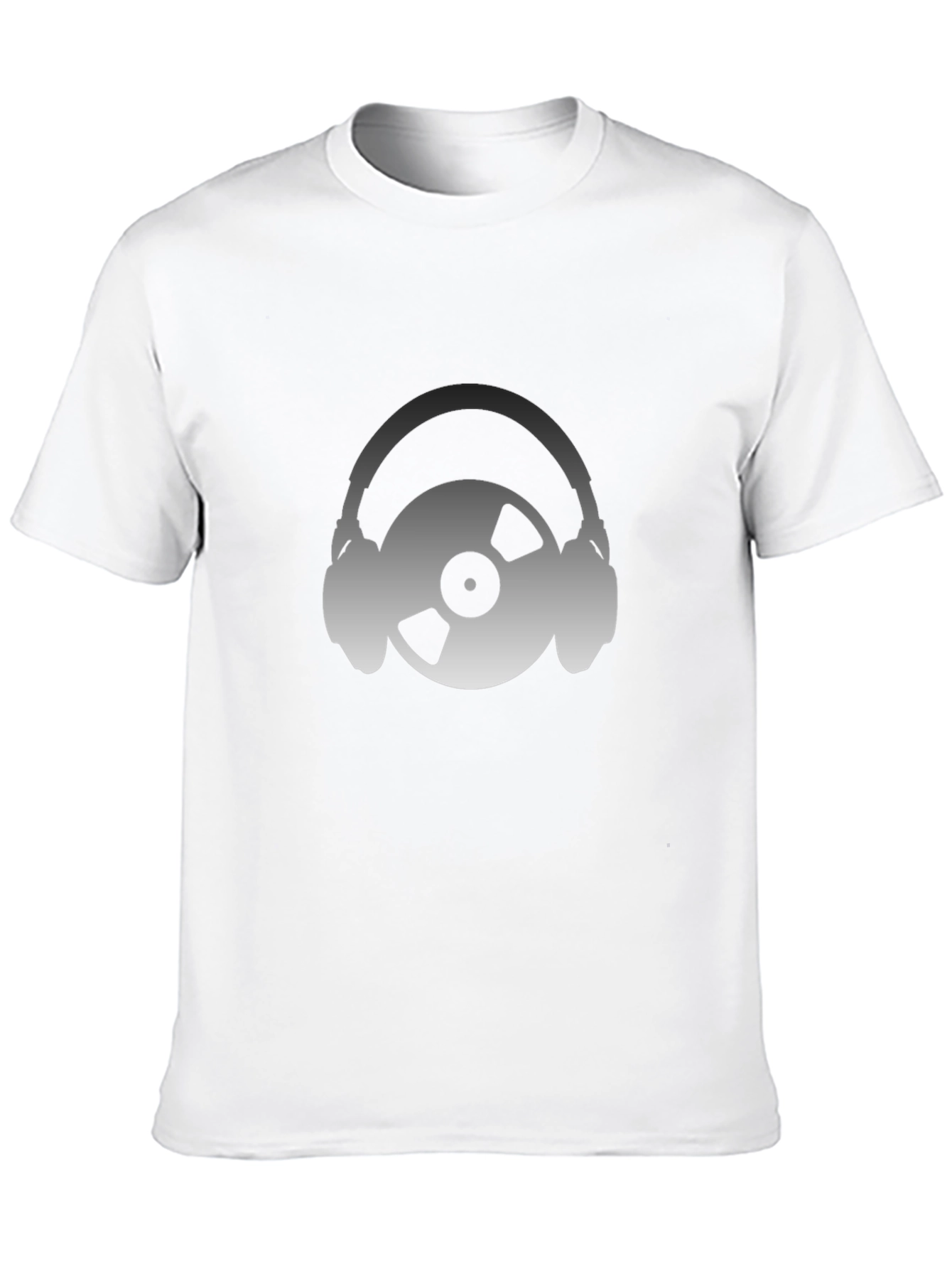 DJ Record Headphones Graphic Tee