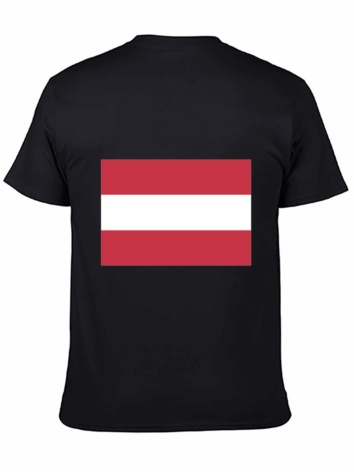 Austria Flag T-Shirt - Black Cotton Tee