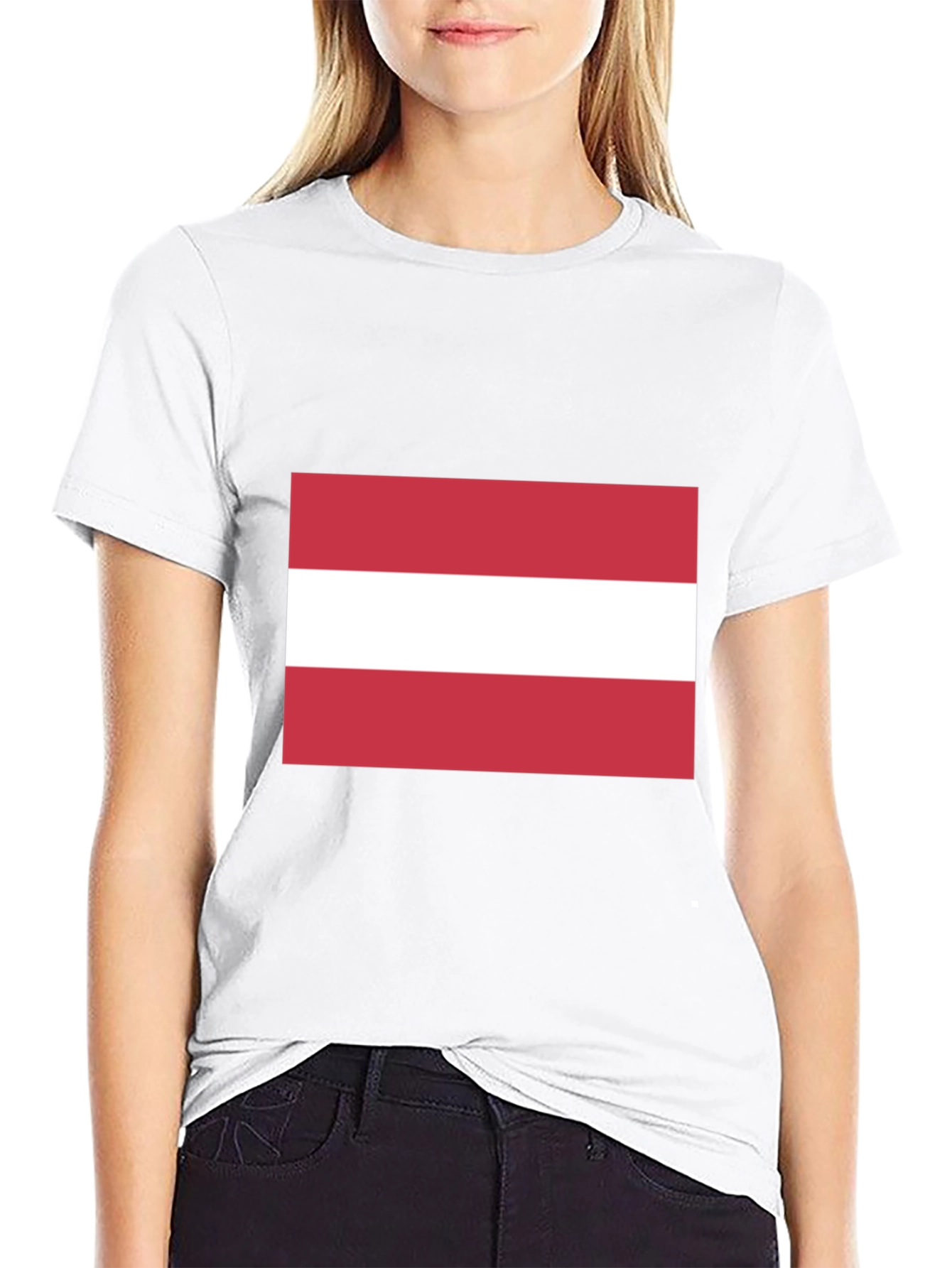 Austria Flag T-Shirt - Black Cotton Tee