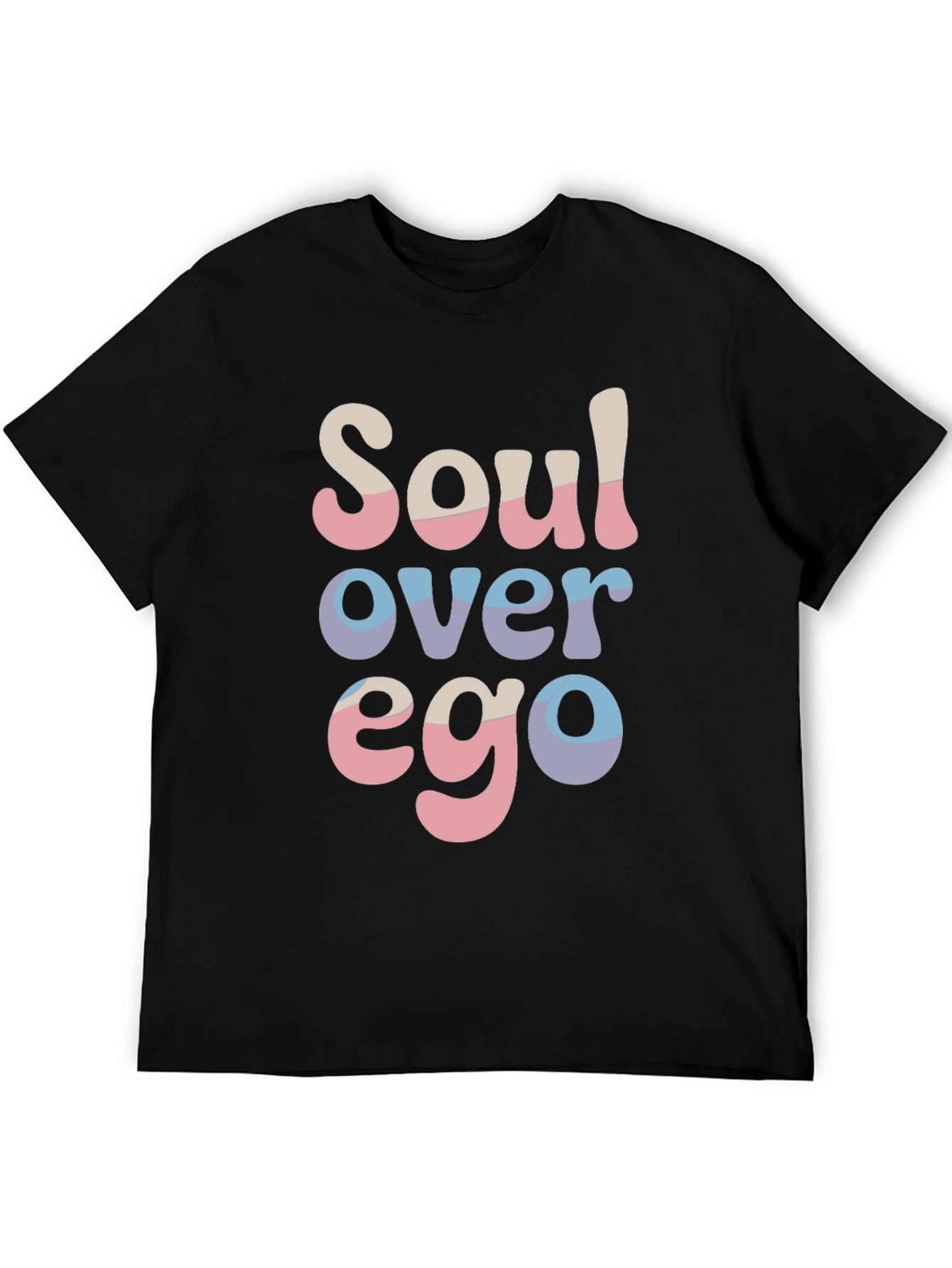 Soul Over Ego Black Graphic T-Shirt
