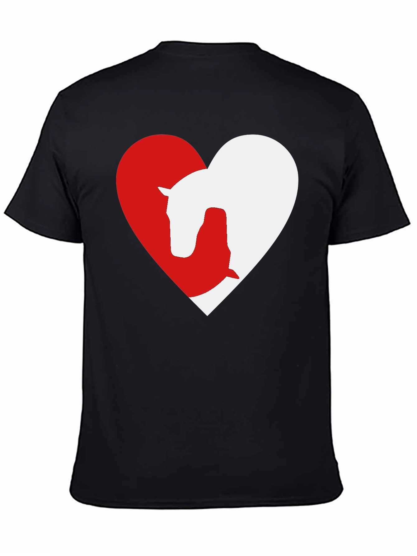 Horse & Dog Love Heart T-Shirt