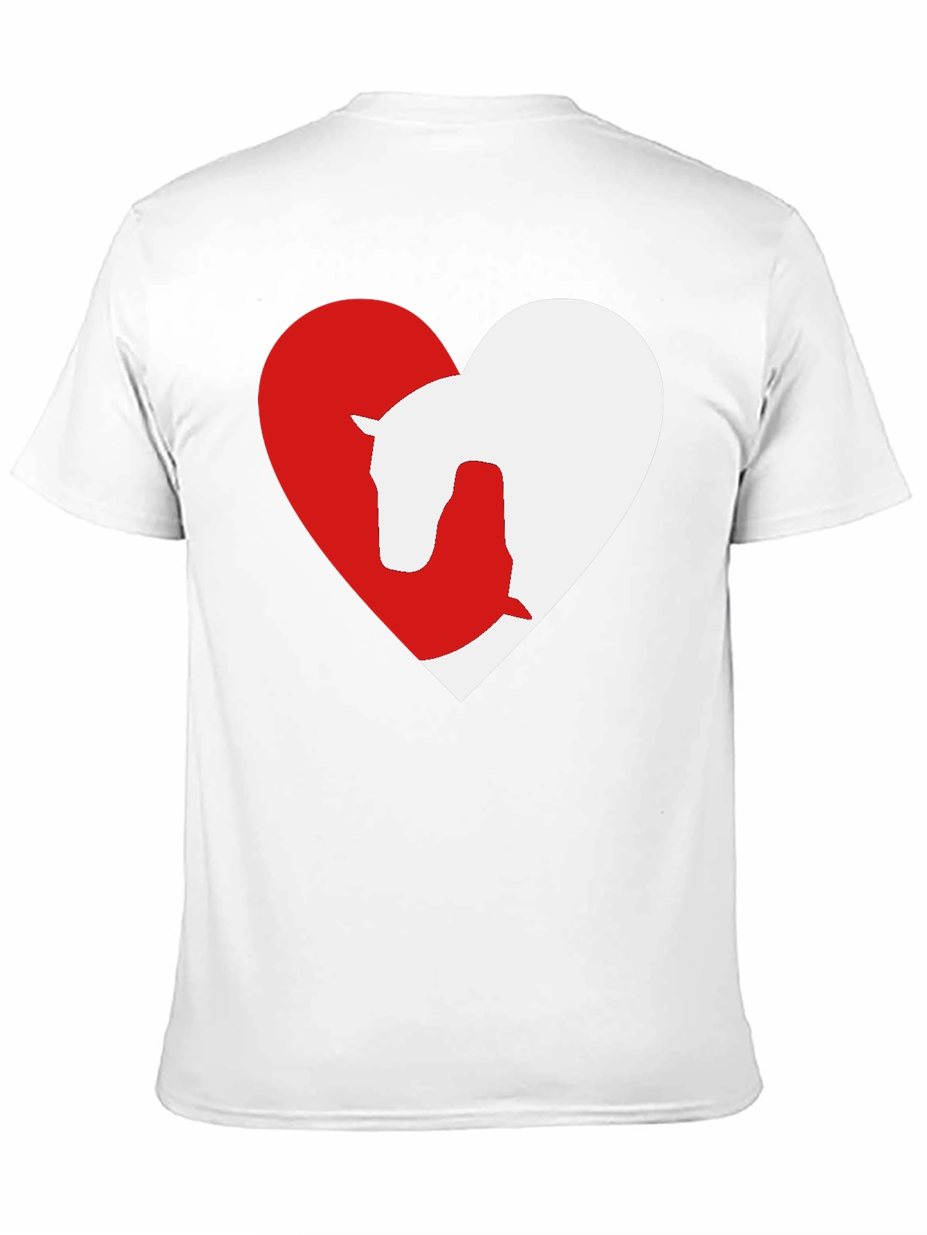 Horse & Dog Love Heart T-Shirt