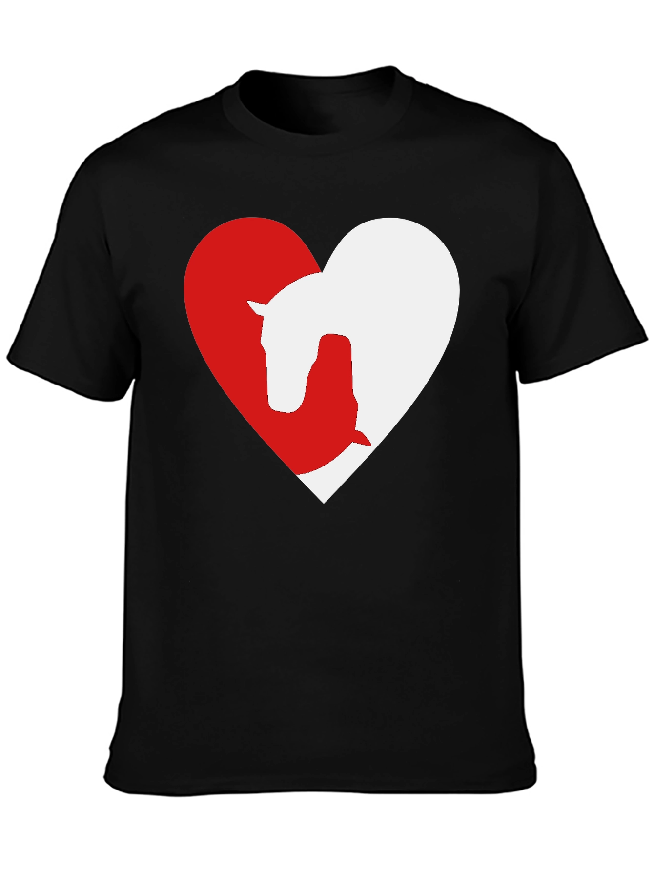 Horse & Dog Love Heart T-Shirt