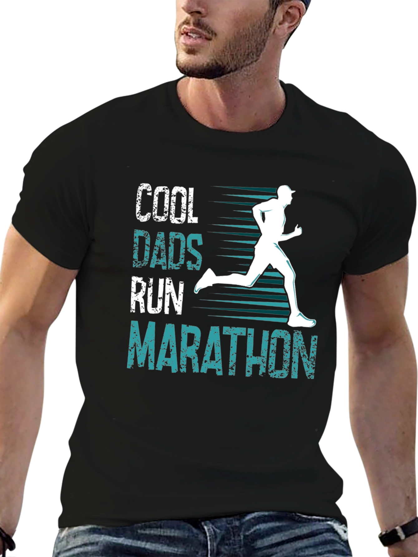 Cool Dads Run Marathon T-Shirt