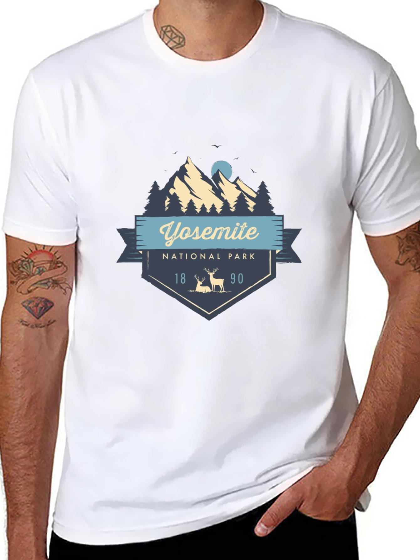 Yosemite National Park T-Shirt - Retro Style