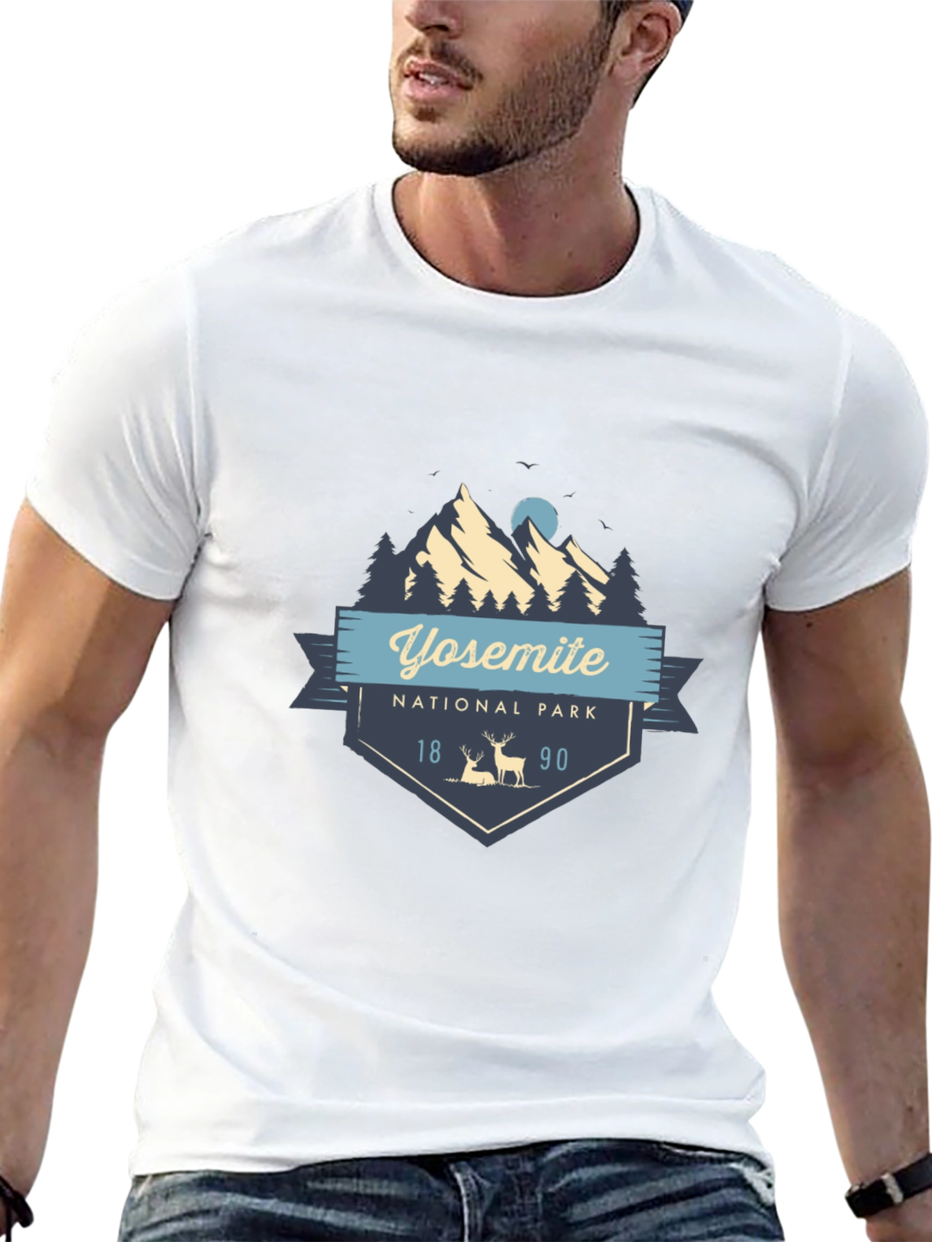 Yosemite National Park T-Shirt - Retro Style