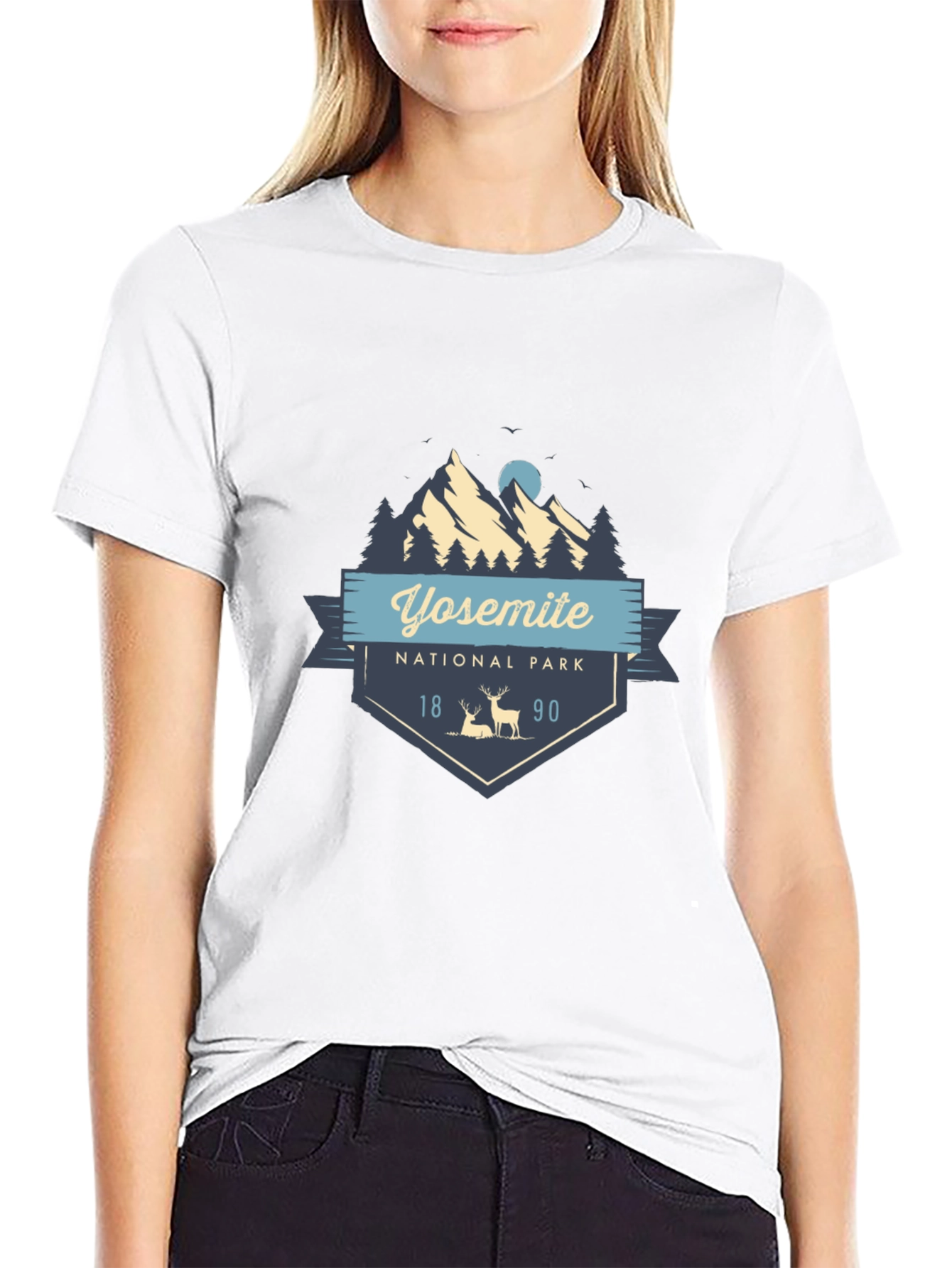 Yosemite National Park T-Shirt - Retro Style