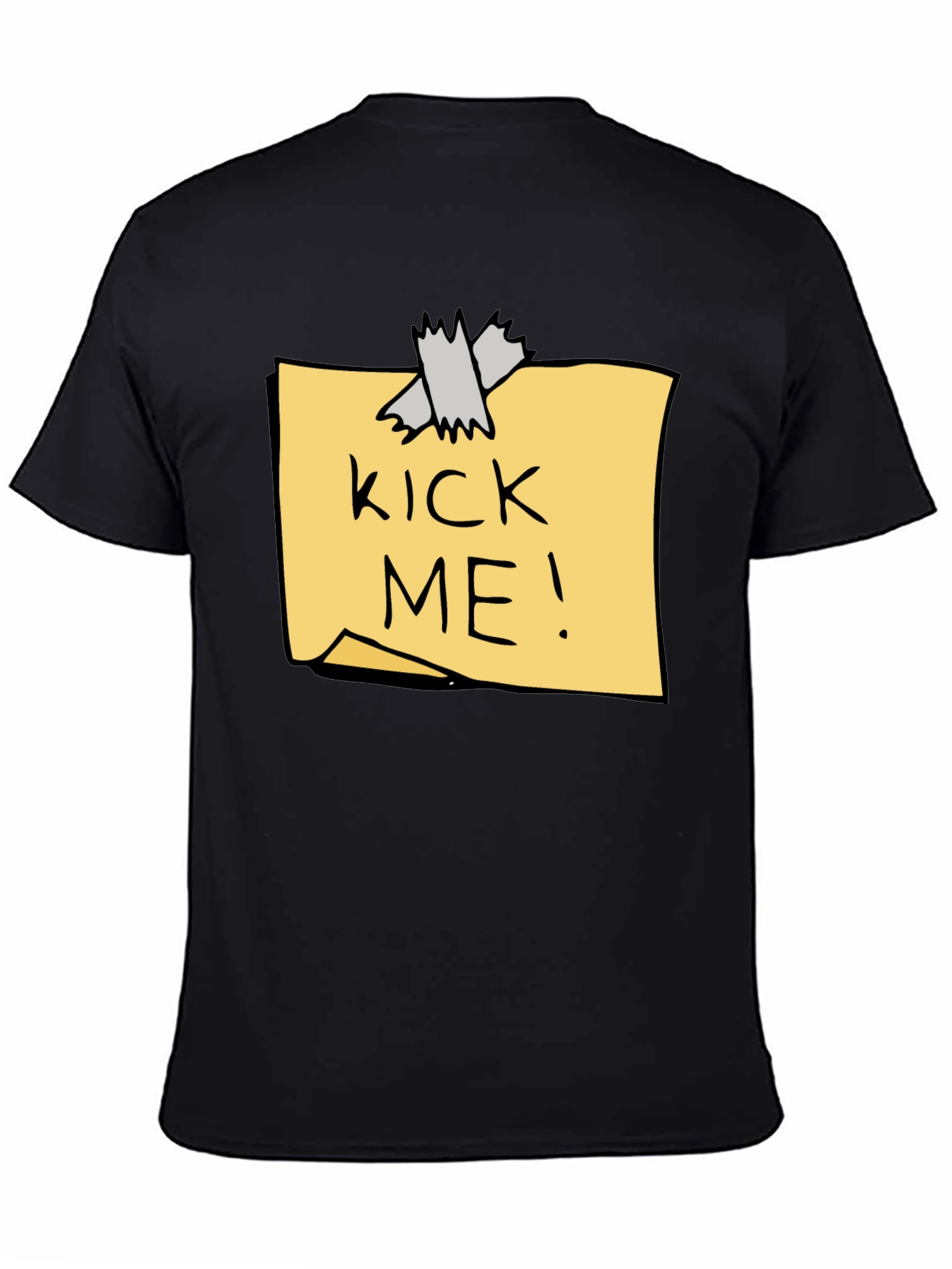 Kick Me! Humor T-Shirt - Classic Prank Tee