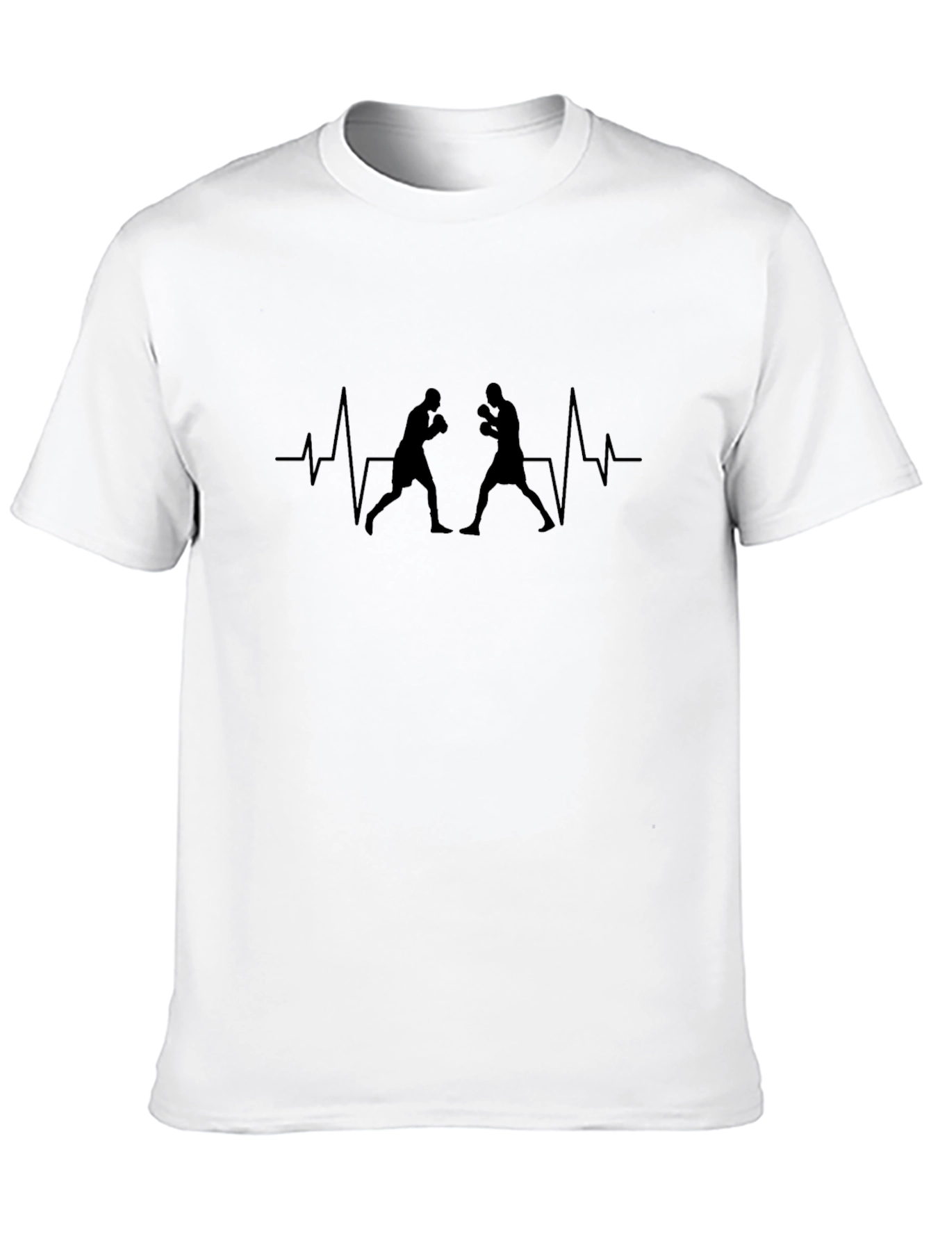 Boxer Heartbeat Black T-Shirt