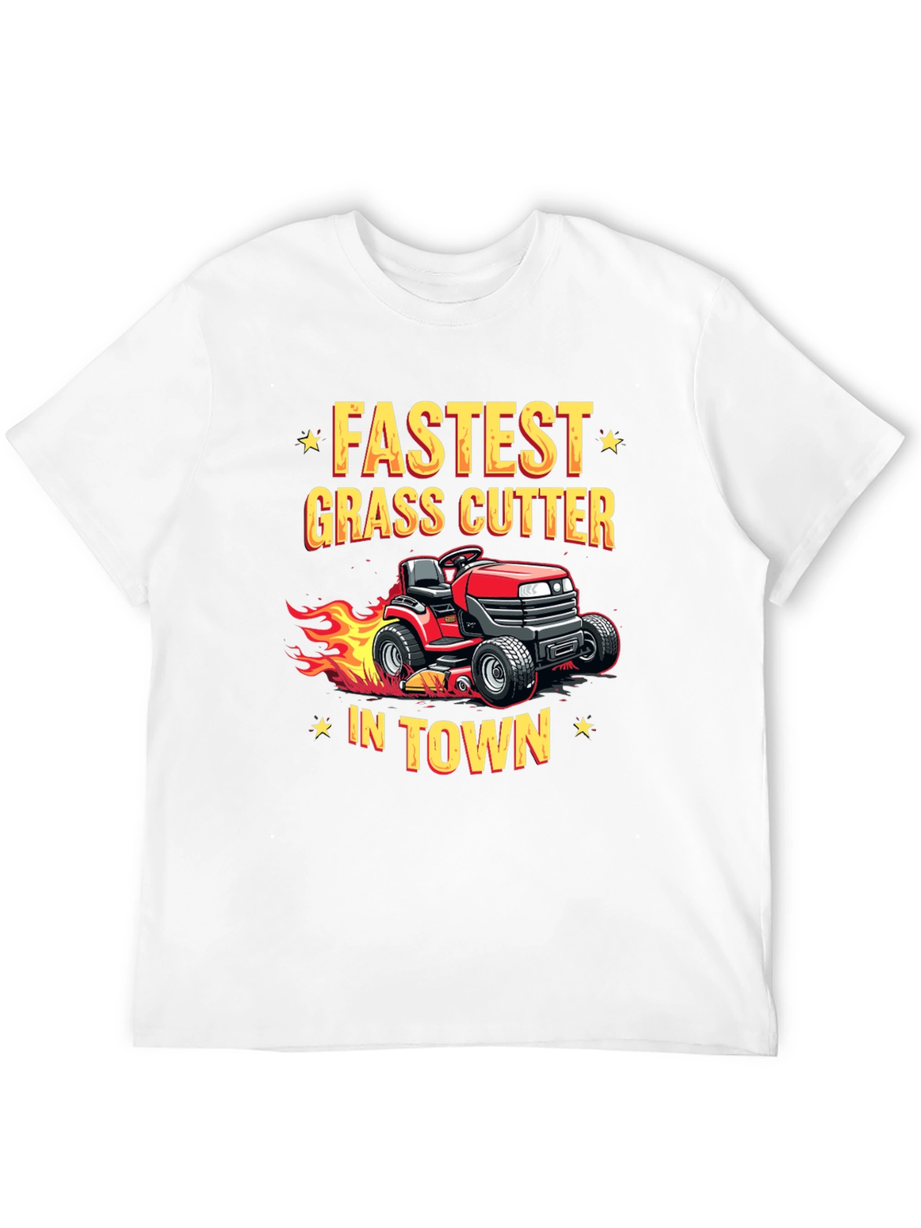 Fastest Grass Cutter In Town Black T-Shirt