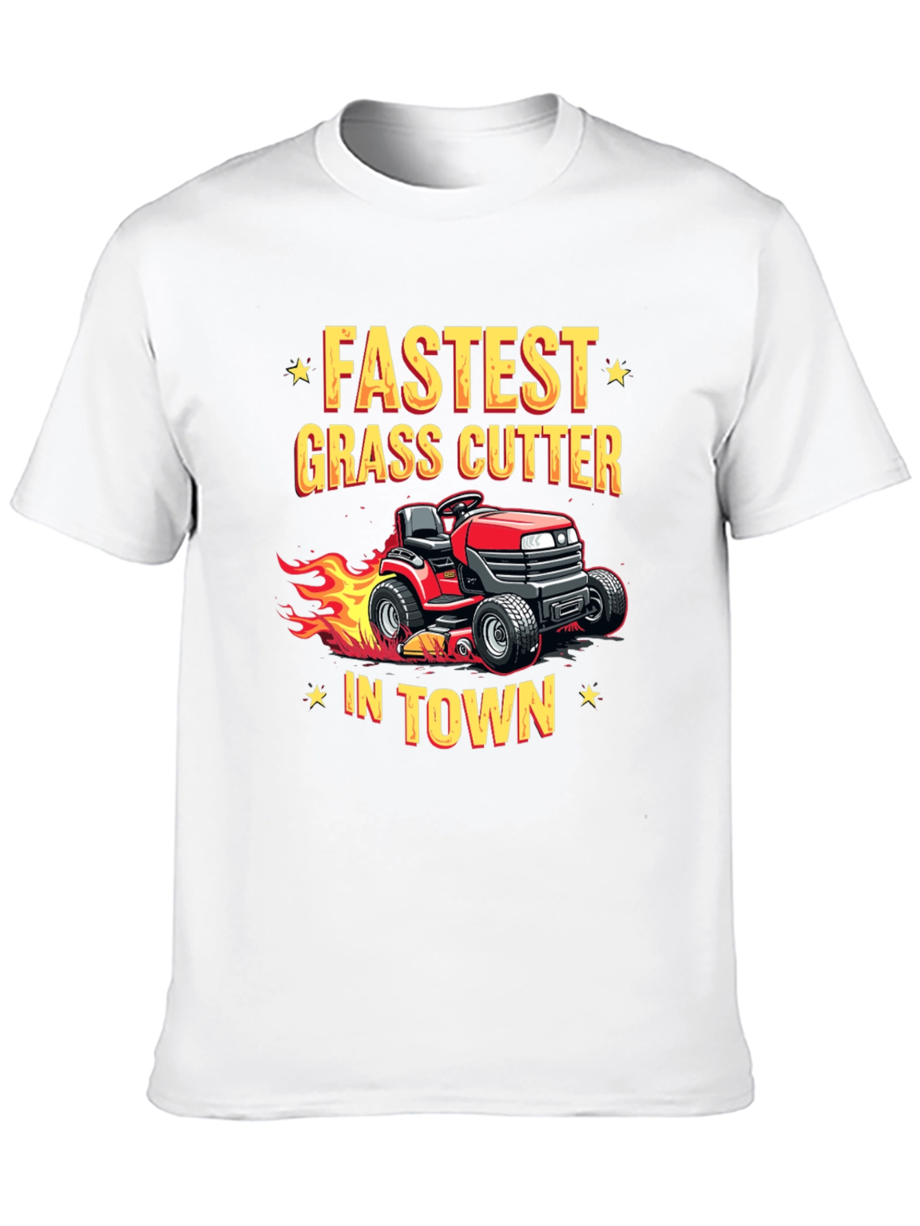 Fastest Grass Cutter In Town Black T-Shirt