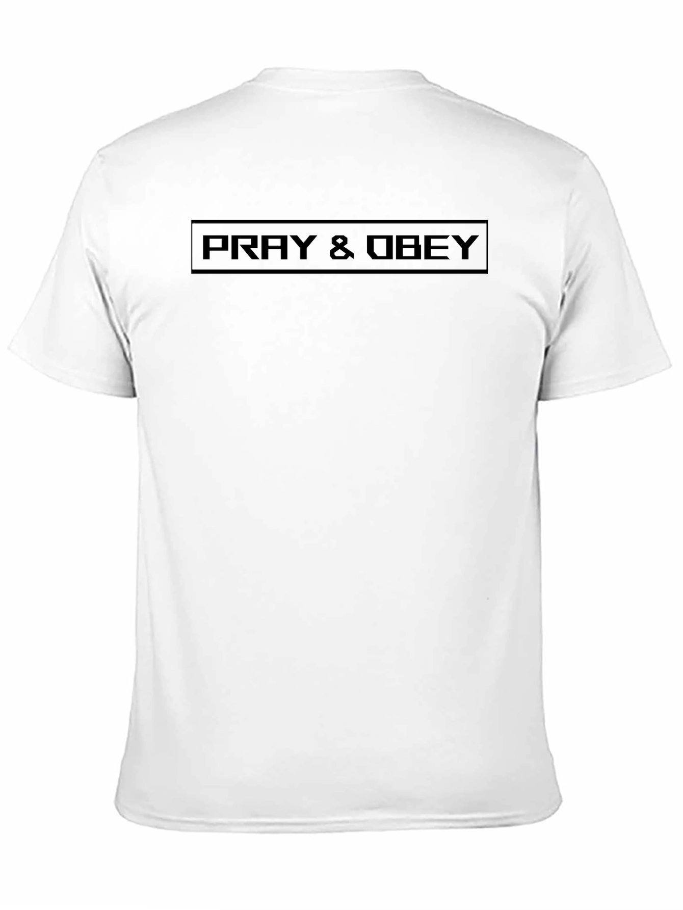 Pray & Obey Black Graphic Tee