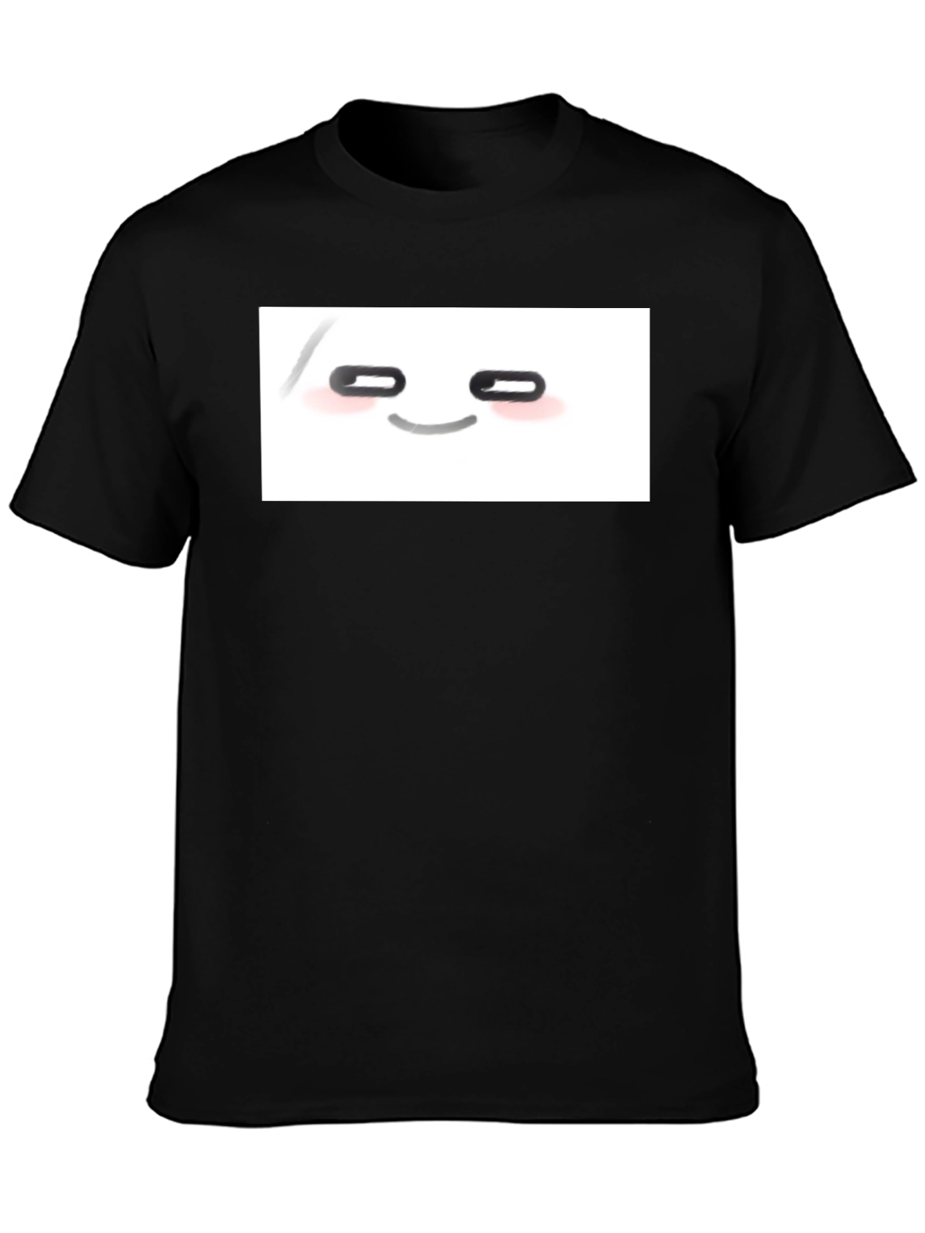 Funny Face Graphic Tee - Unisex Black T-Shirt