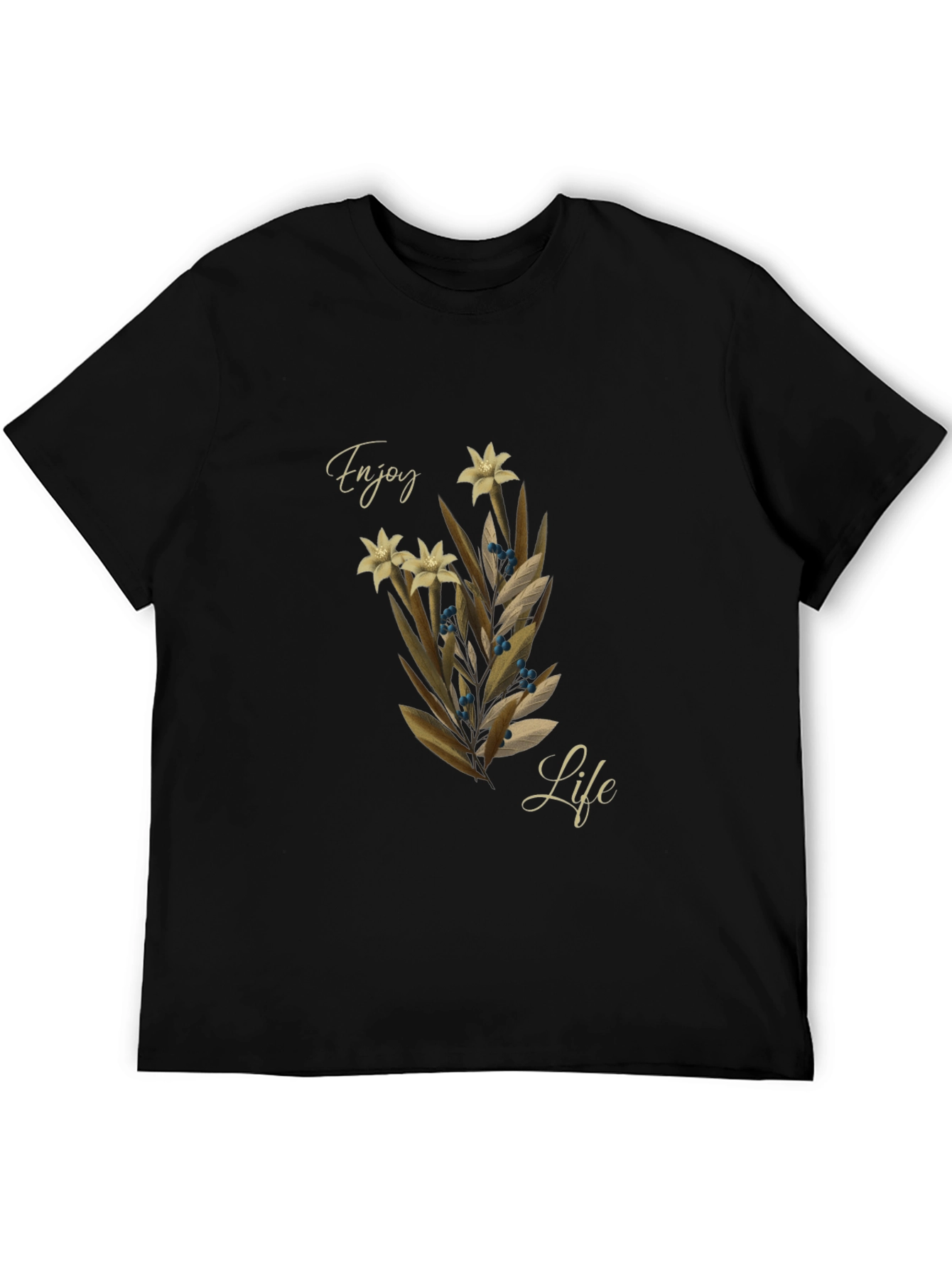 Enjoy Life Floral Graphic Tee