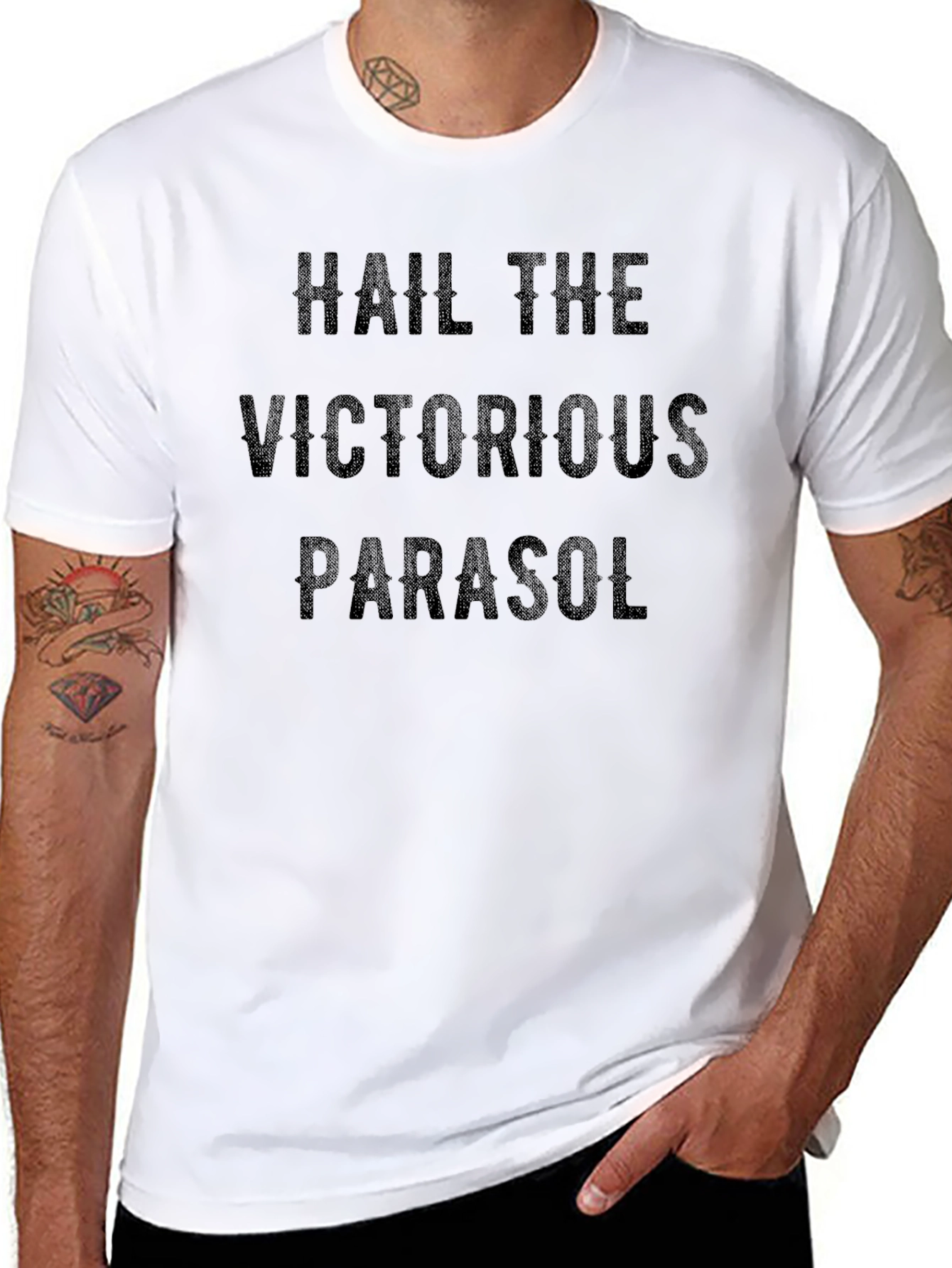Hail The Victorious Parasol Graphic Tee