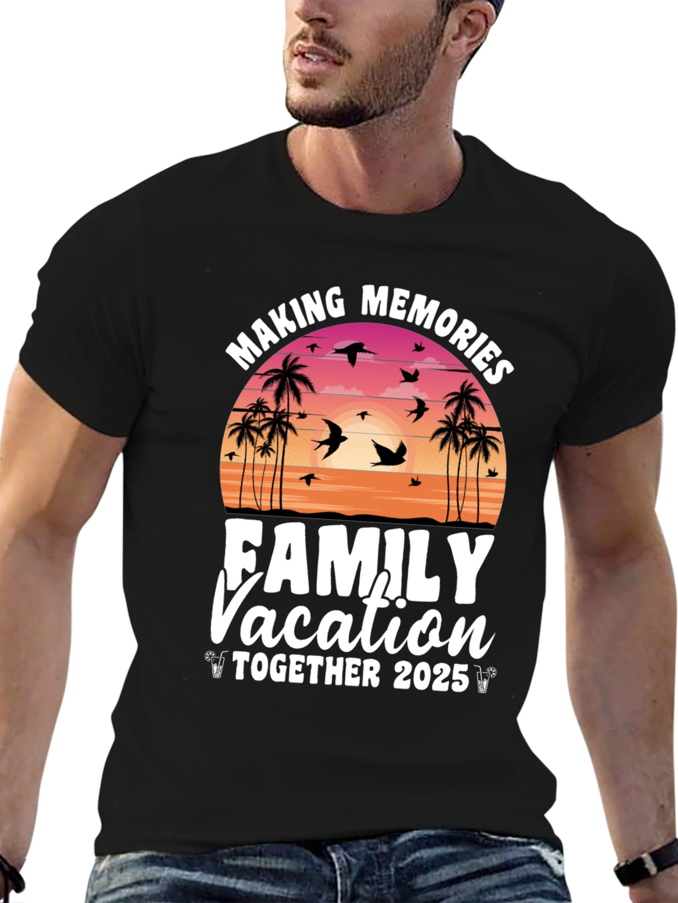 Making Memories Family Vacation 2025 T-Shirt