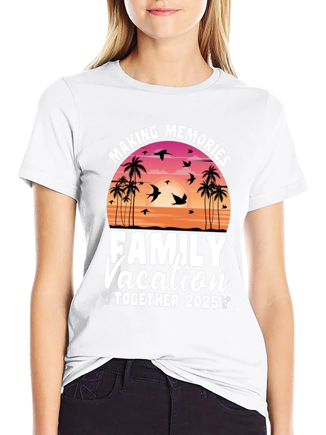 Making Memories Family Vacation 2025 T-Shirt