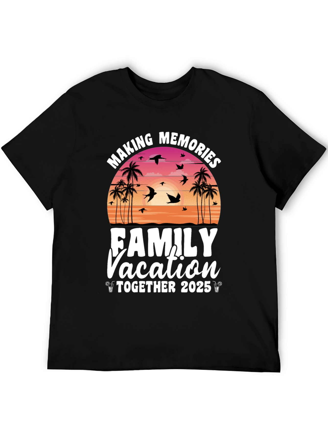 Making Memories Family Vacation 2025 T-Shirt