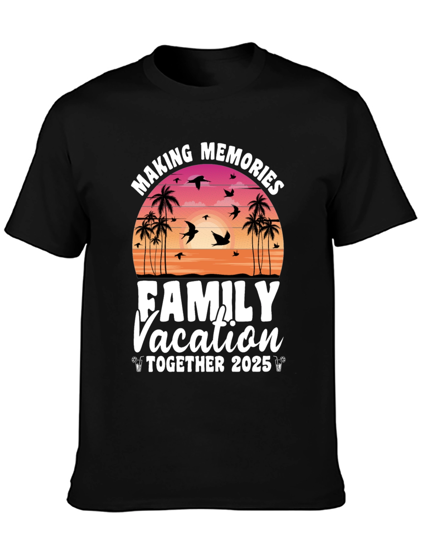 Making Memories Family Vacation 2025 T-Shirt